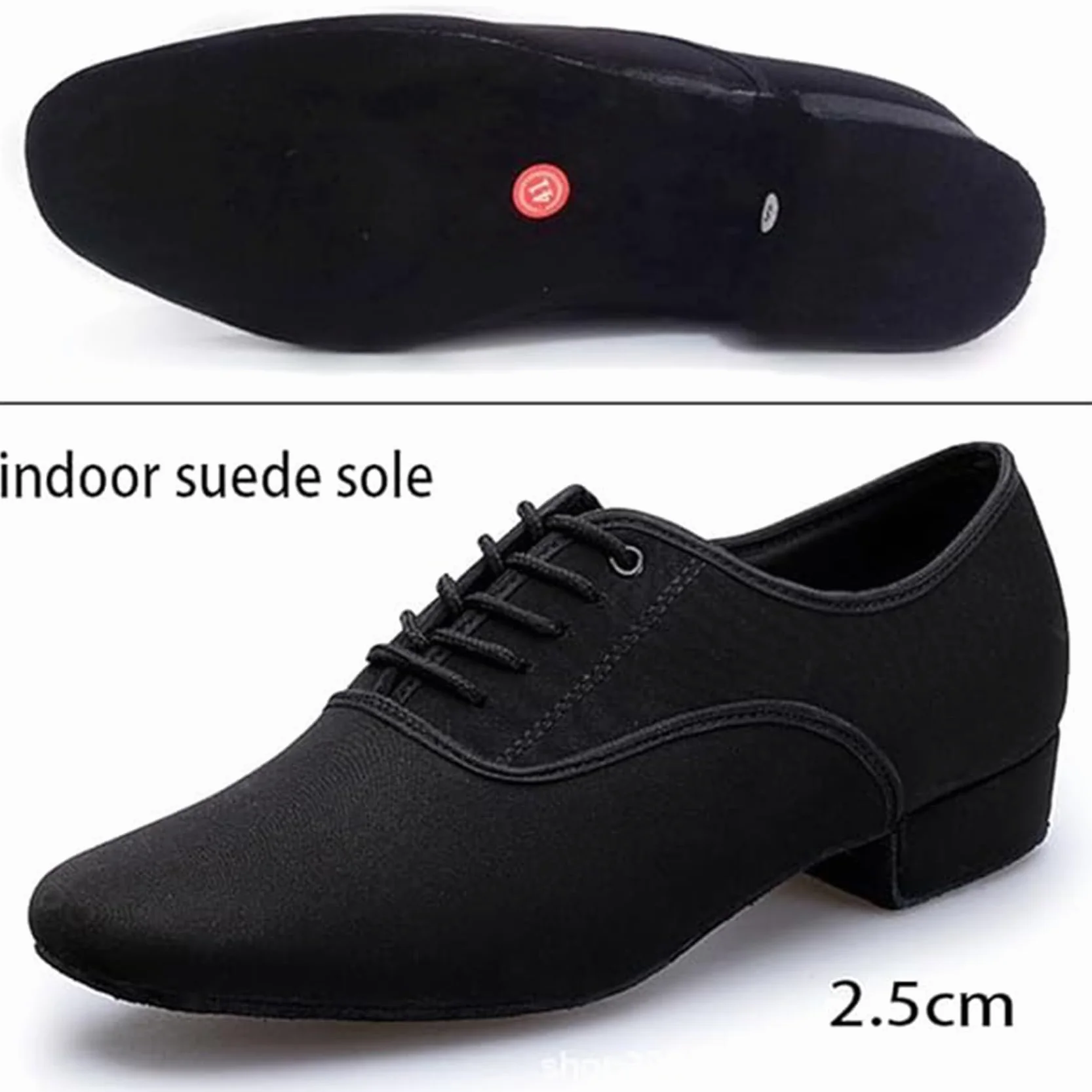 Chaussures de Danse de Salon Hommes Talon 2,5 cm Pratique Performance Latine