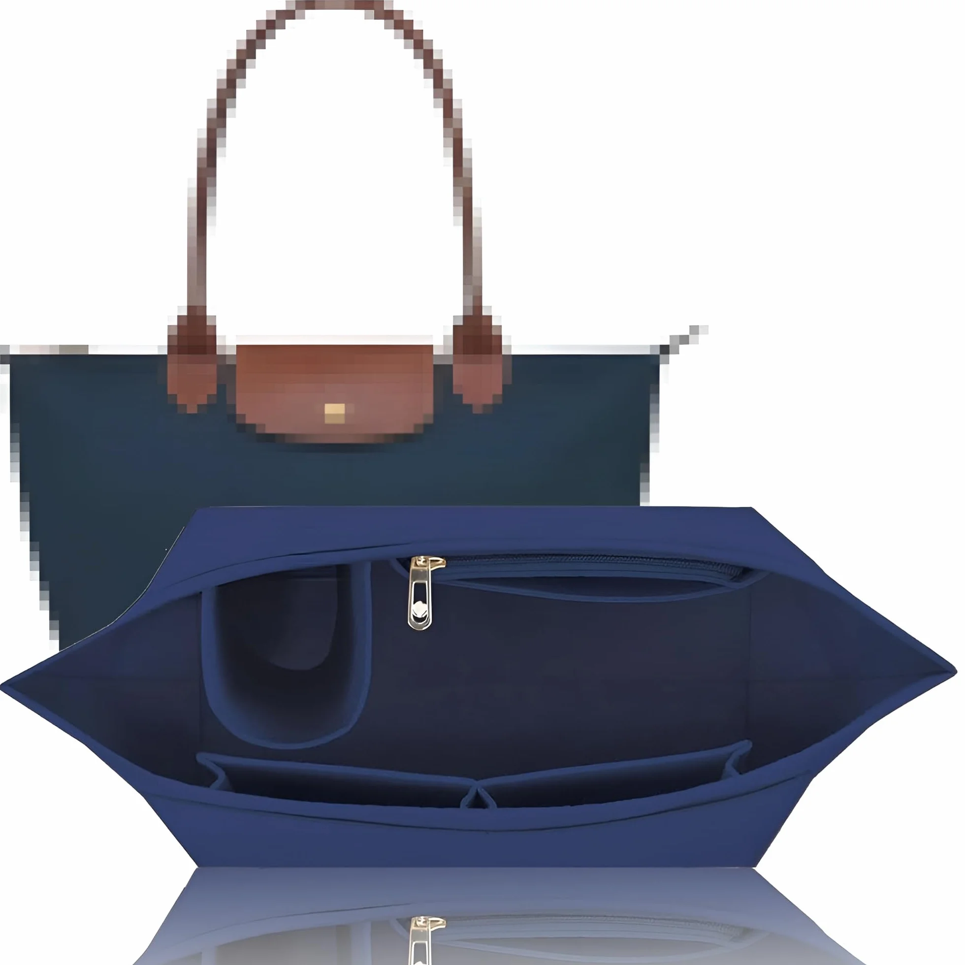 Organisateur de Sac en Feutre pour Longchamp Pliage Femme