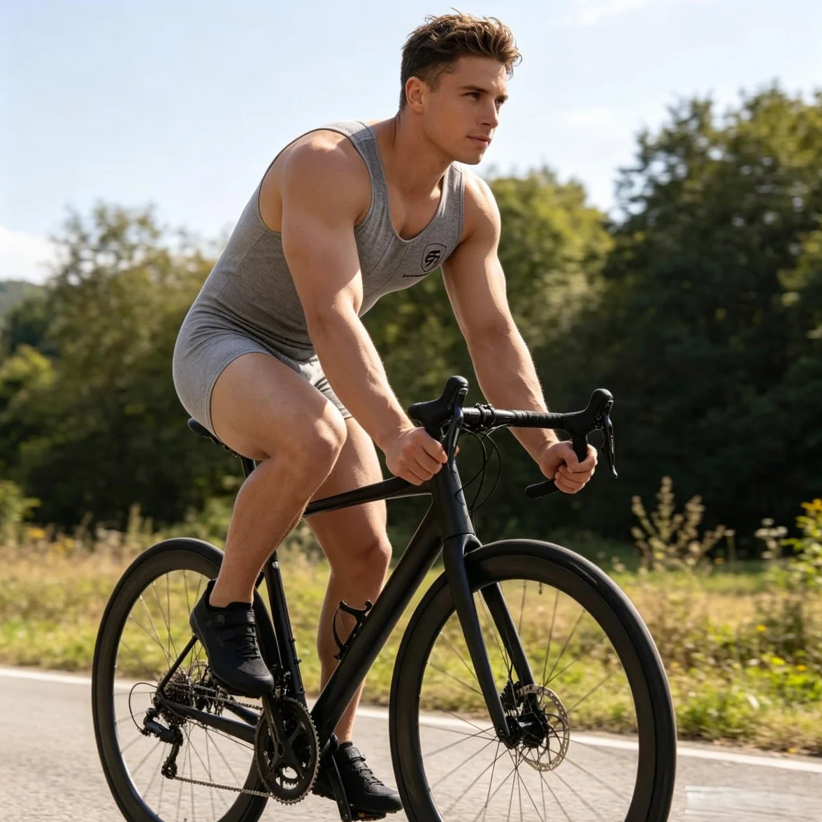 Combinaison monobloc en coton modal homme sous-vêtement sport maillot de corps