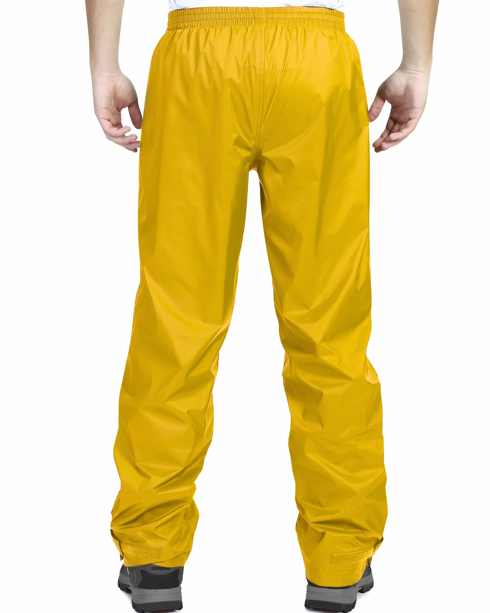 Pantalon de Pluie Imperméables pour Hommes 33000ft, Pantalon de Randonnée Léger Coupe-Vent pour Camping Golf