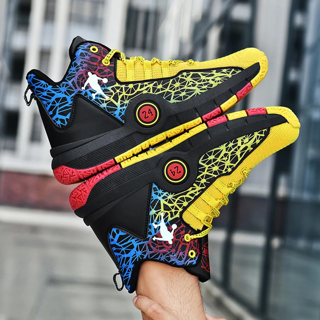 Chaussures de Basket-Ball Homme Antidérapantes Sneaker Sport