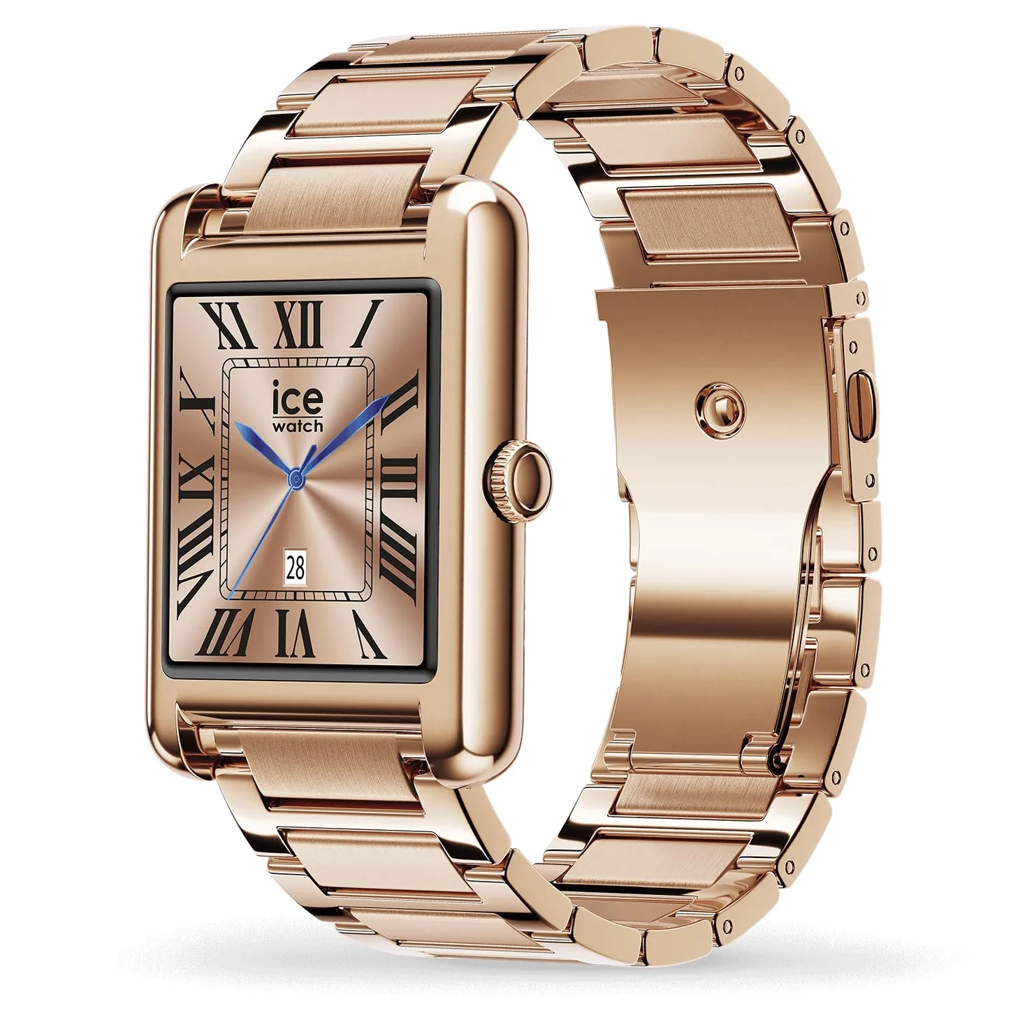 ICE-WATCH Ice Smart TKS 2.0 Montre connectée élégante pour Femme 1,41 Pouces IP68 Suivi des activités physiques et de la santé