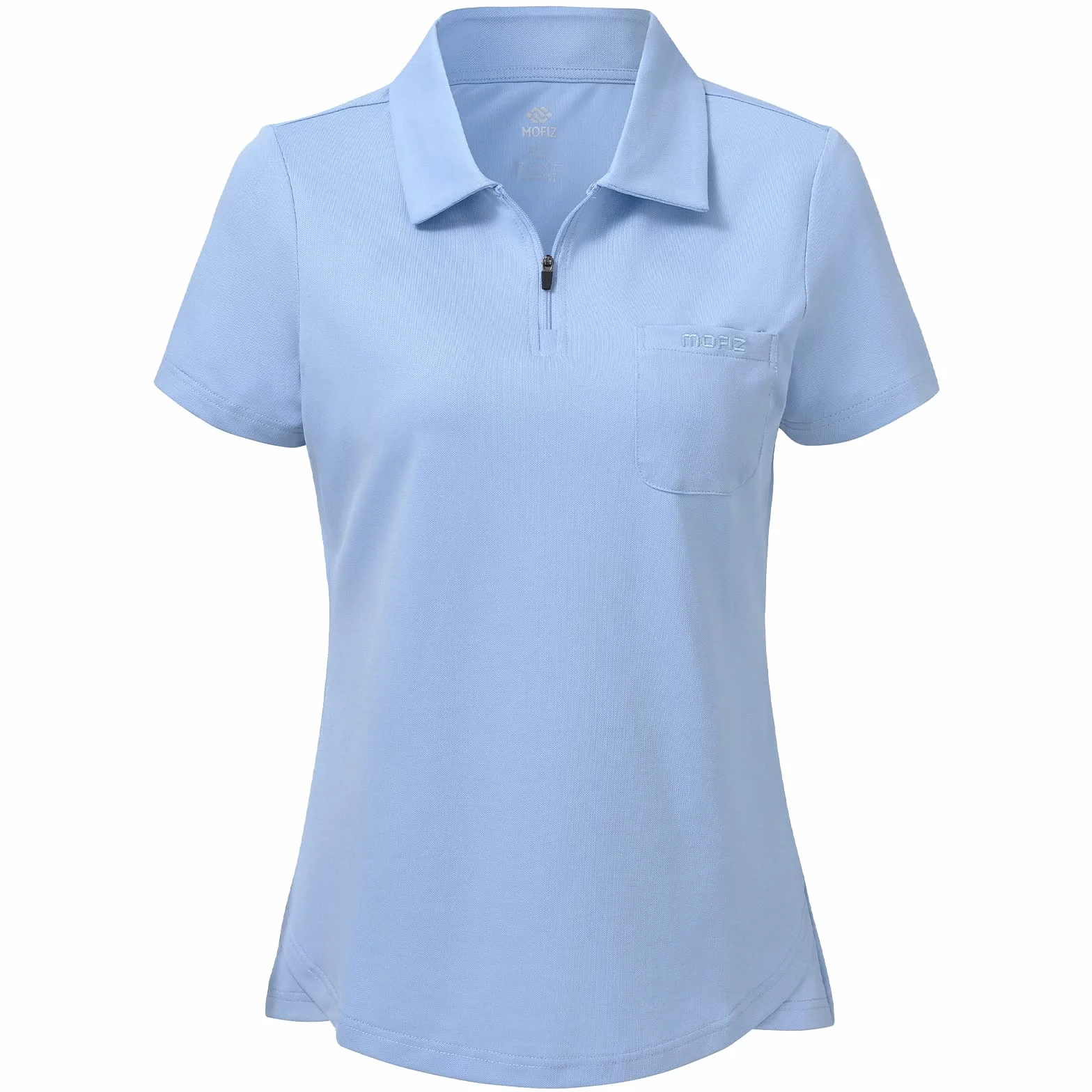 MoFiz Polo Shirt Femme Manches Courtes Coton Sport Golf Tennis Tops