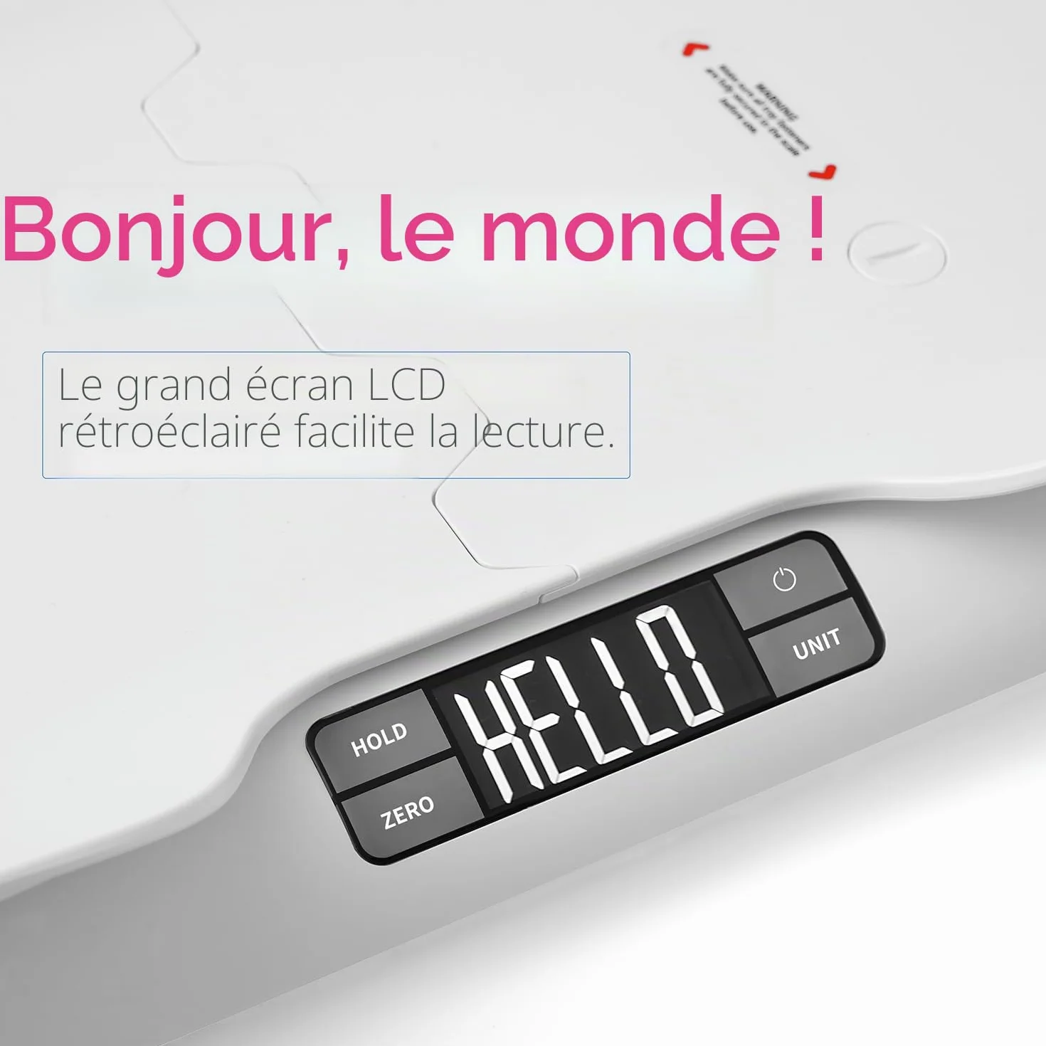 BAGAIL Pèse-bébé Balance pour Enfants 30kg