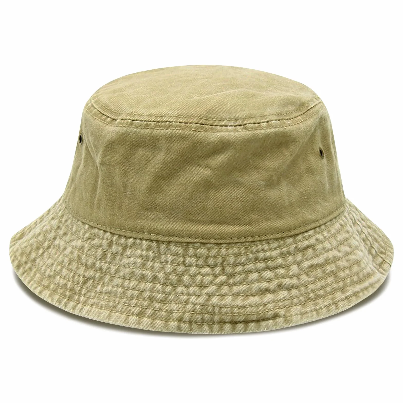 FUIPVGI Chapeau de pêcheur, Large Bord, Coton délavé, Protection Solaire UV