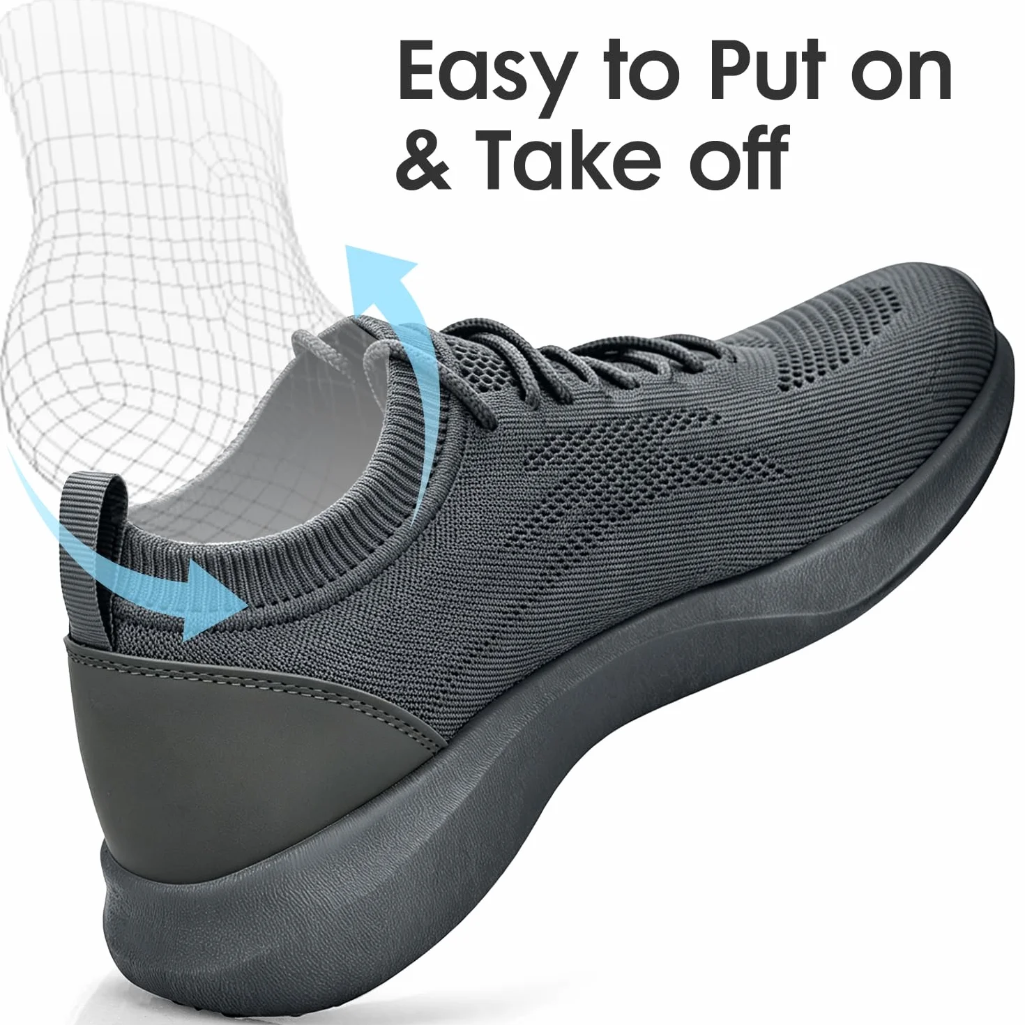 Baskets Homme Respirantes Mesh Running Fitness Tennis Marche Gym Outdoor Sneakers
