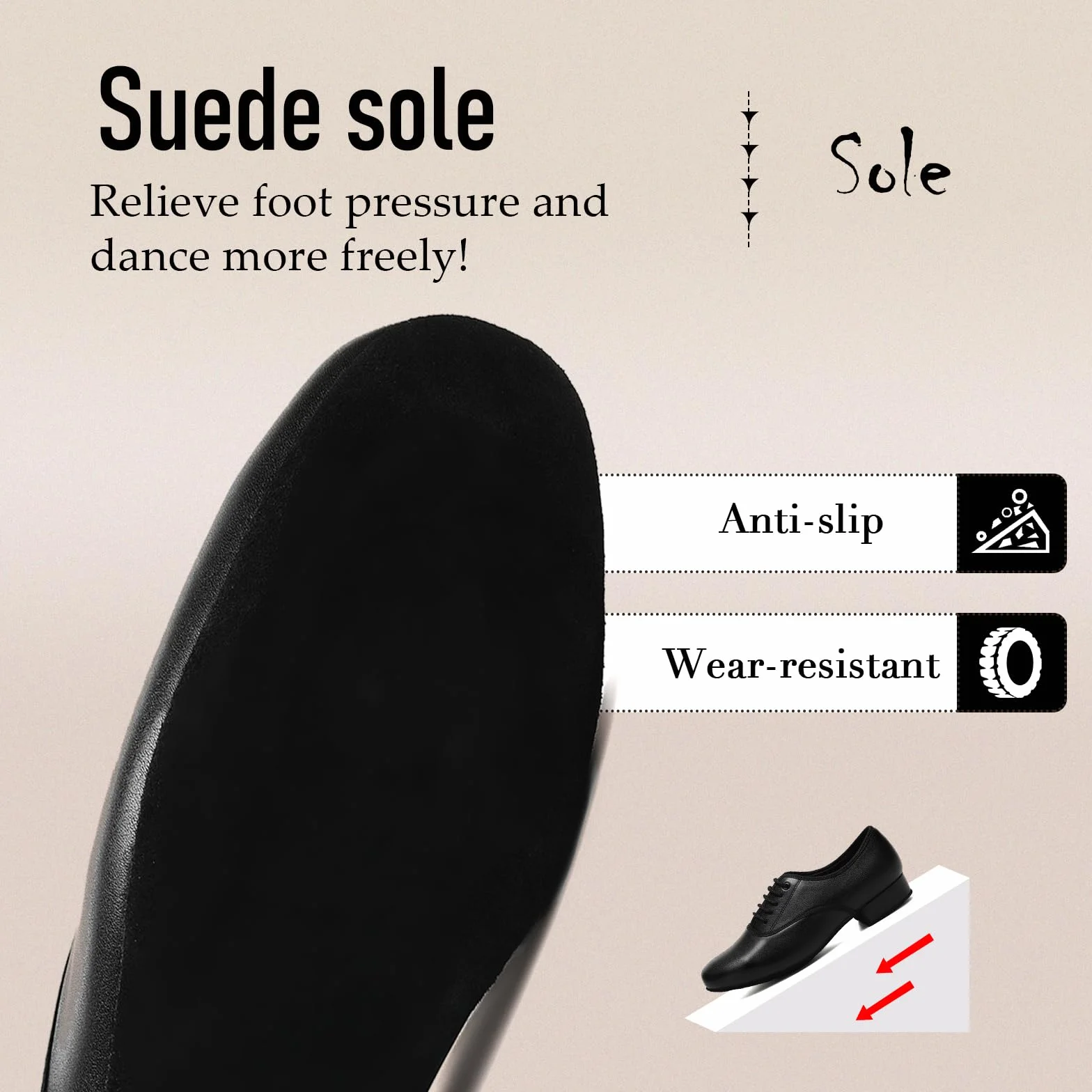 Chaussures de Danse Latine Homme Lacets Professionnelle Salsa Tango Moderne Standard Chacha