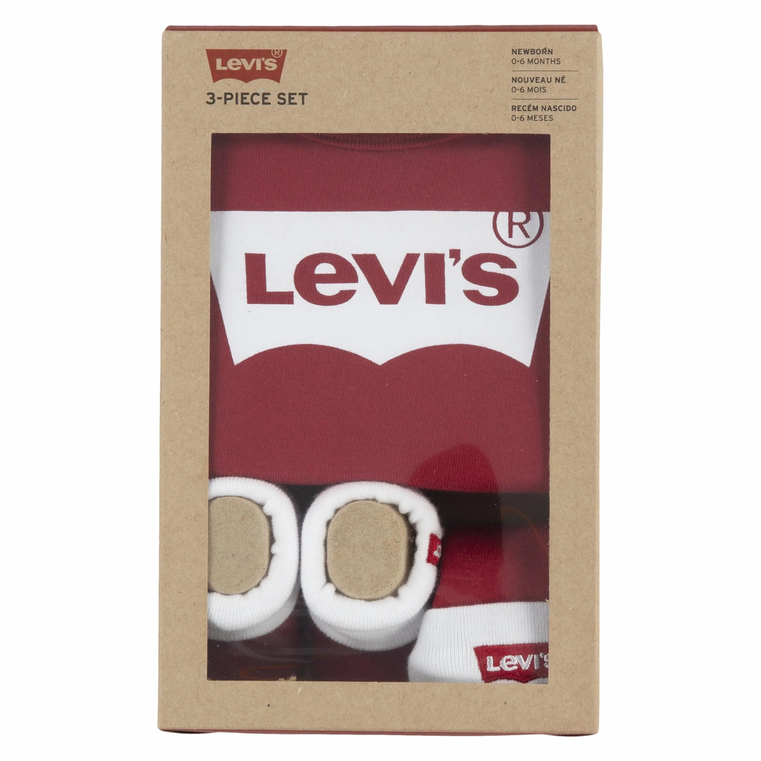 Levi's Kids Lhn Body Chapeau et chaussons pour bébé
