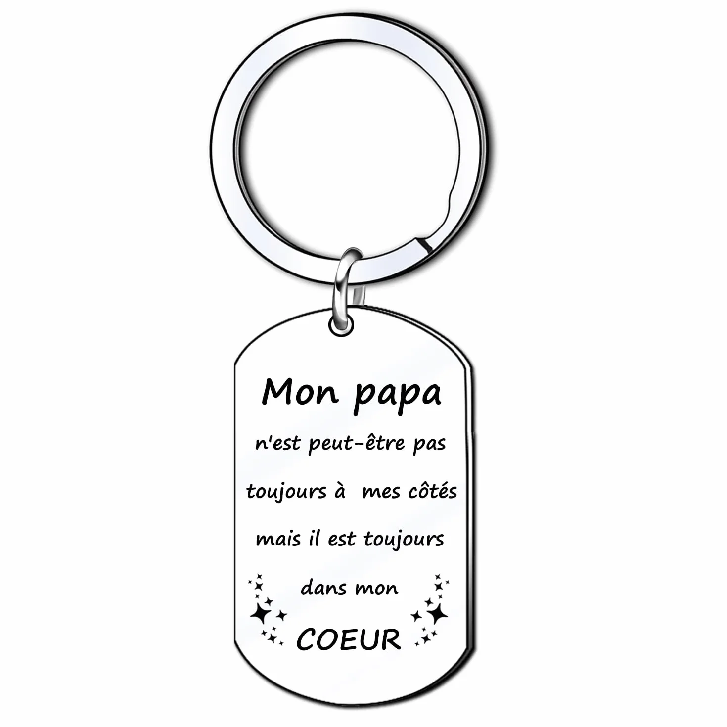 Porte-clés Papa Homme, Idée Cadeau Fête des Pères, Anniversaire Noël