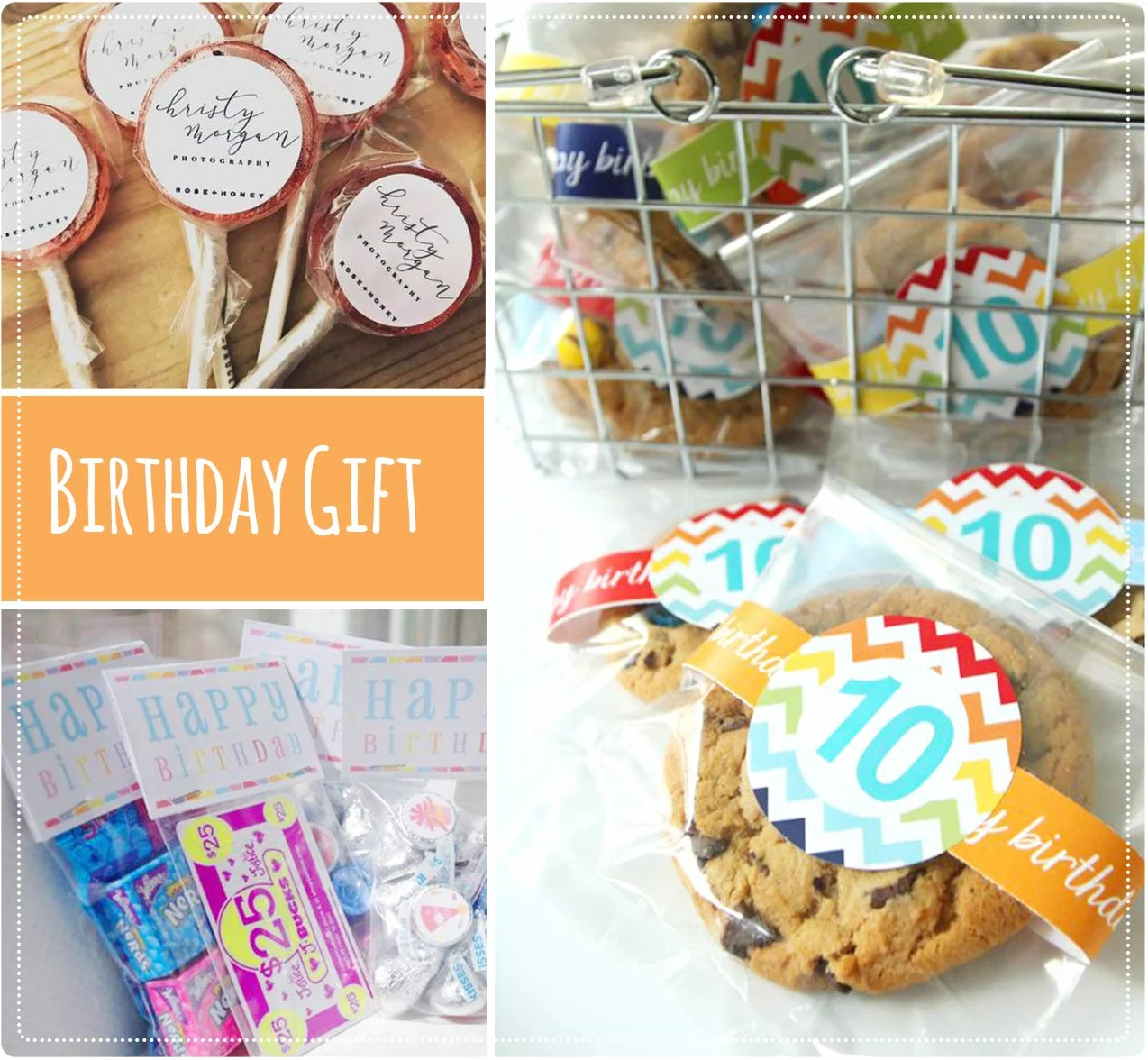 Sachets Cadeaux Transparents OPP 15x10cm avec Liens Dorés 200pcs