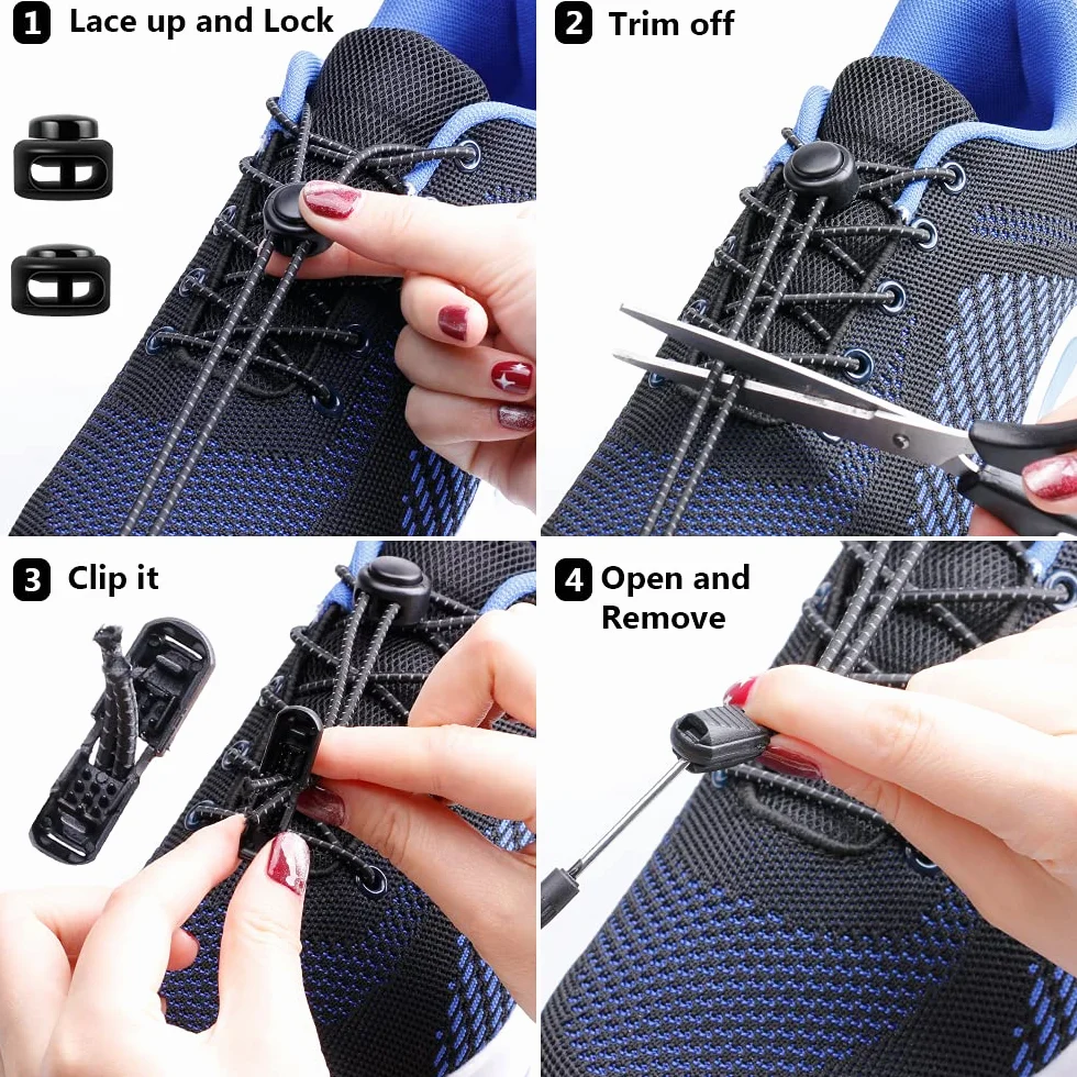 UpUGo lacets élastiques sans laçage taille unique adultes