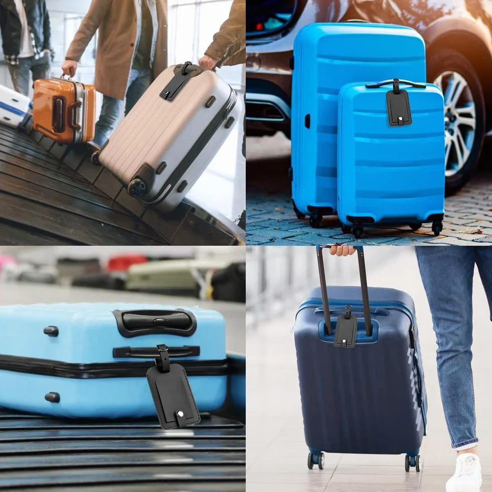 Flintronic Étiquettes de Bagage 2 PCS Identification Valise Sac à Main