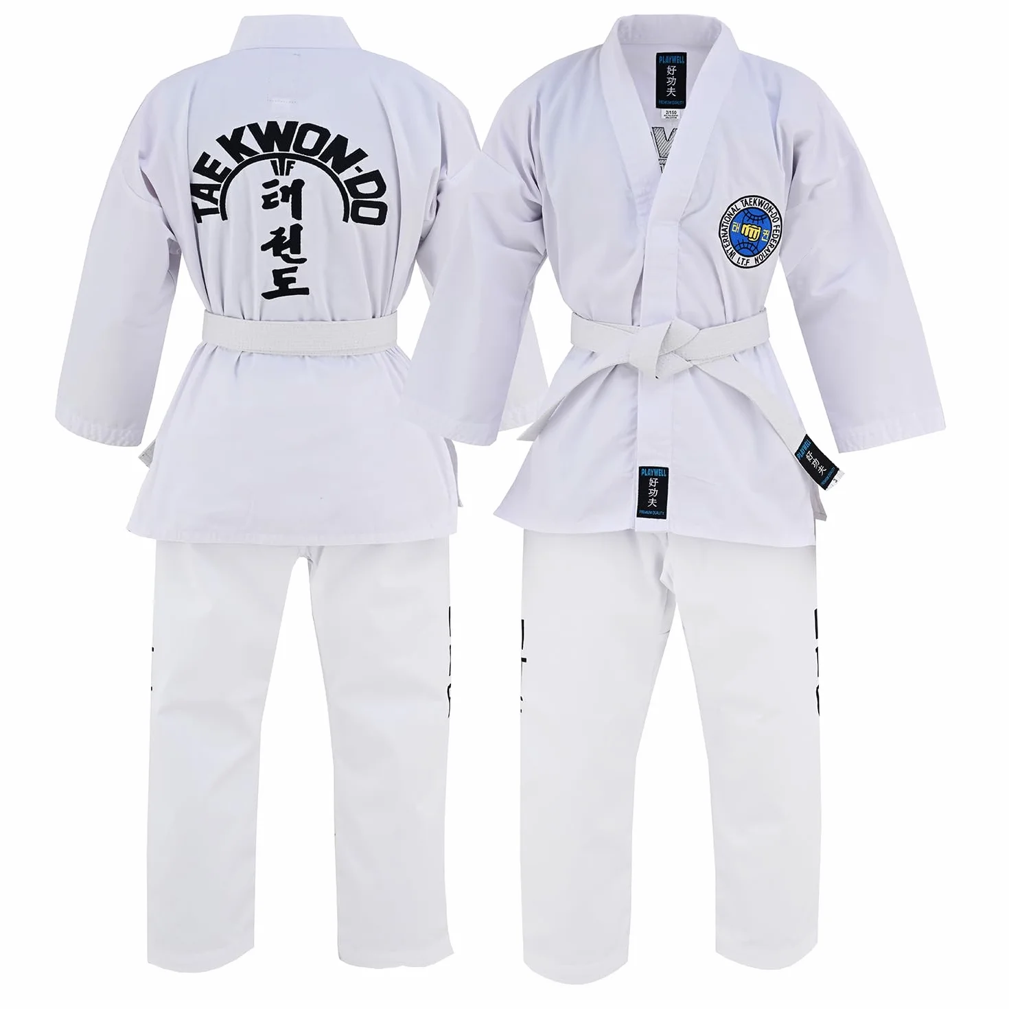 Playwell Martial Arts ITF Taekwondo Student Suit Uniform