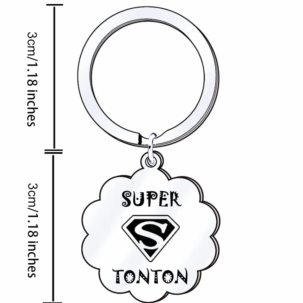 Porte-clés Cadeau Homme Tonton Original
