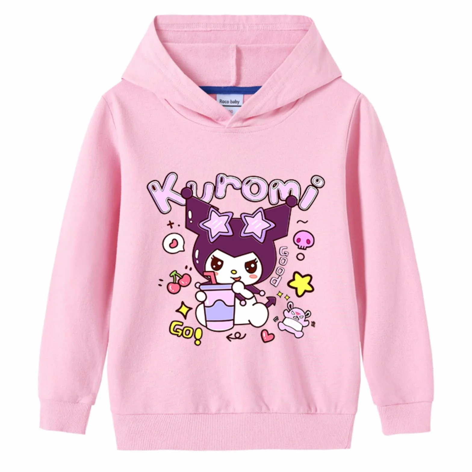 Sweat à Capuche Enfants Filles Cartoon Kawaii Automne Printemps