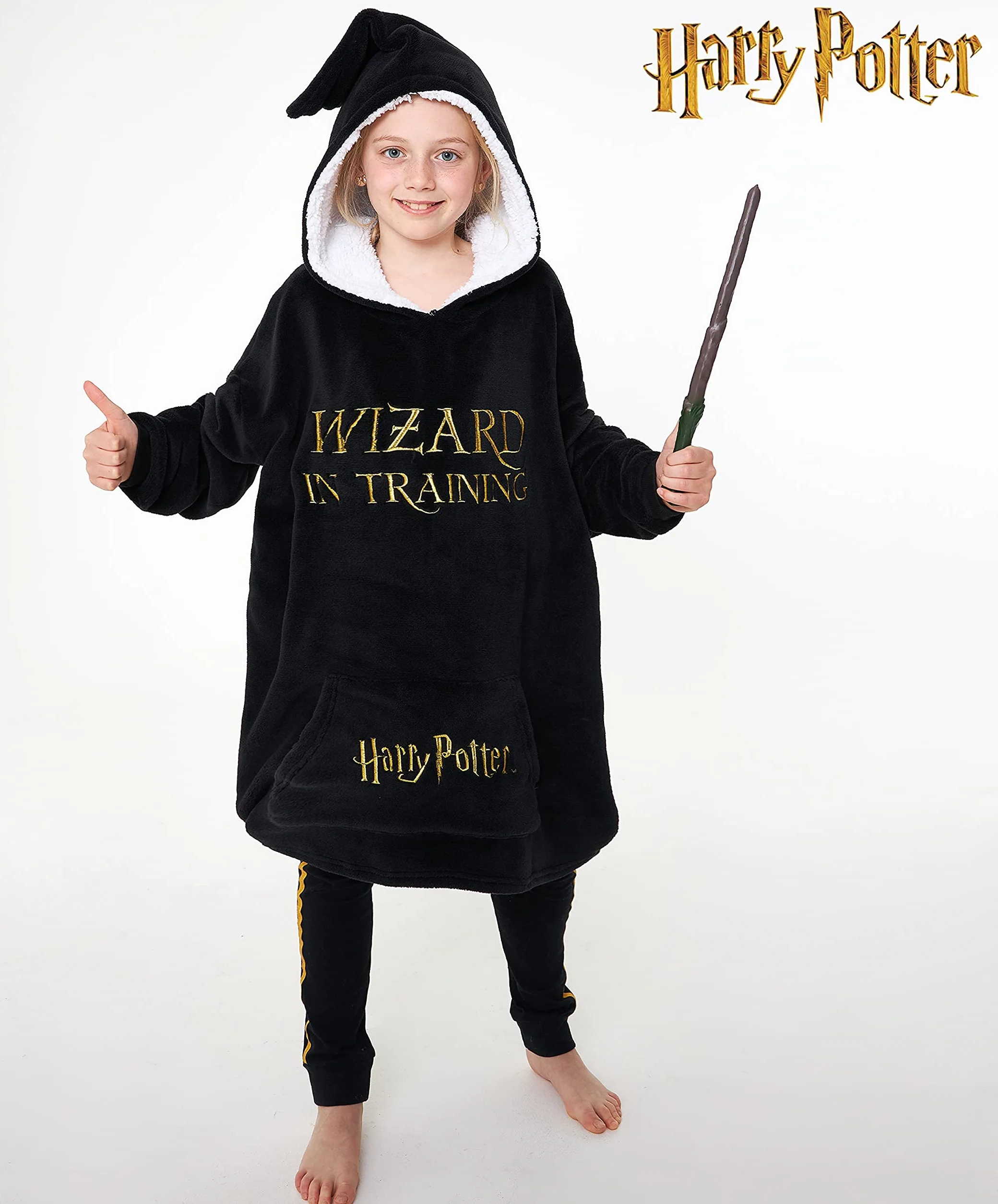 Harry Potter Pull Plaid Oversize Enfant Ado Fille Garcon