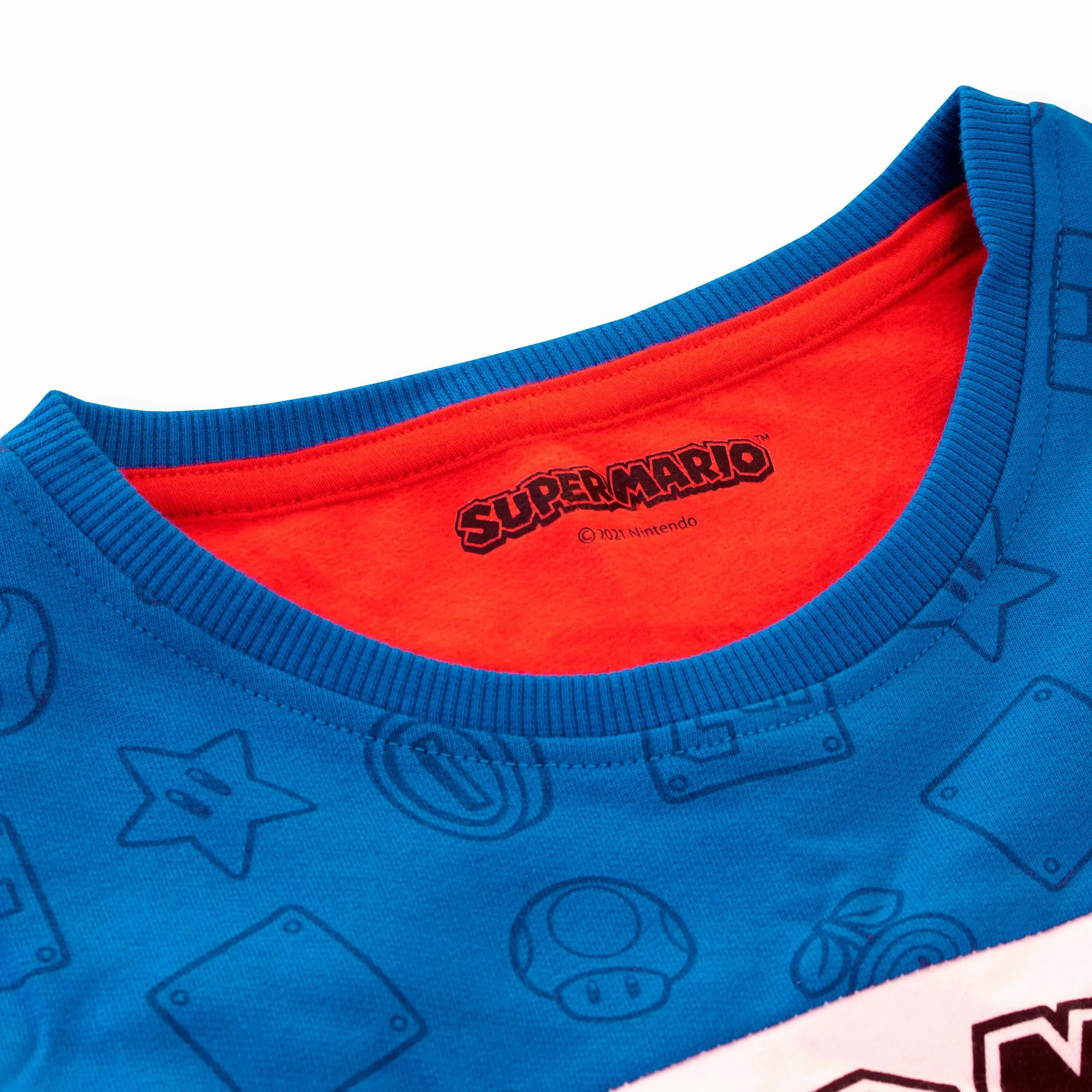 SUPER MARIO Sweat-Shirt Court pour Filles Pull Enfants