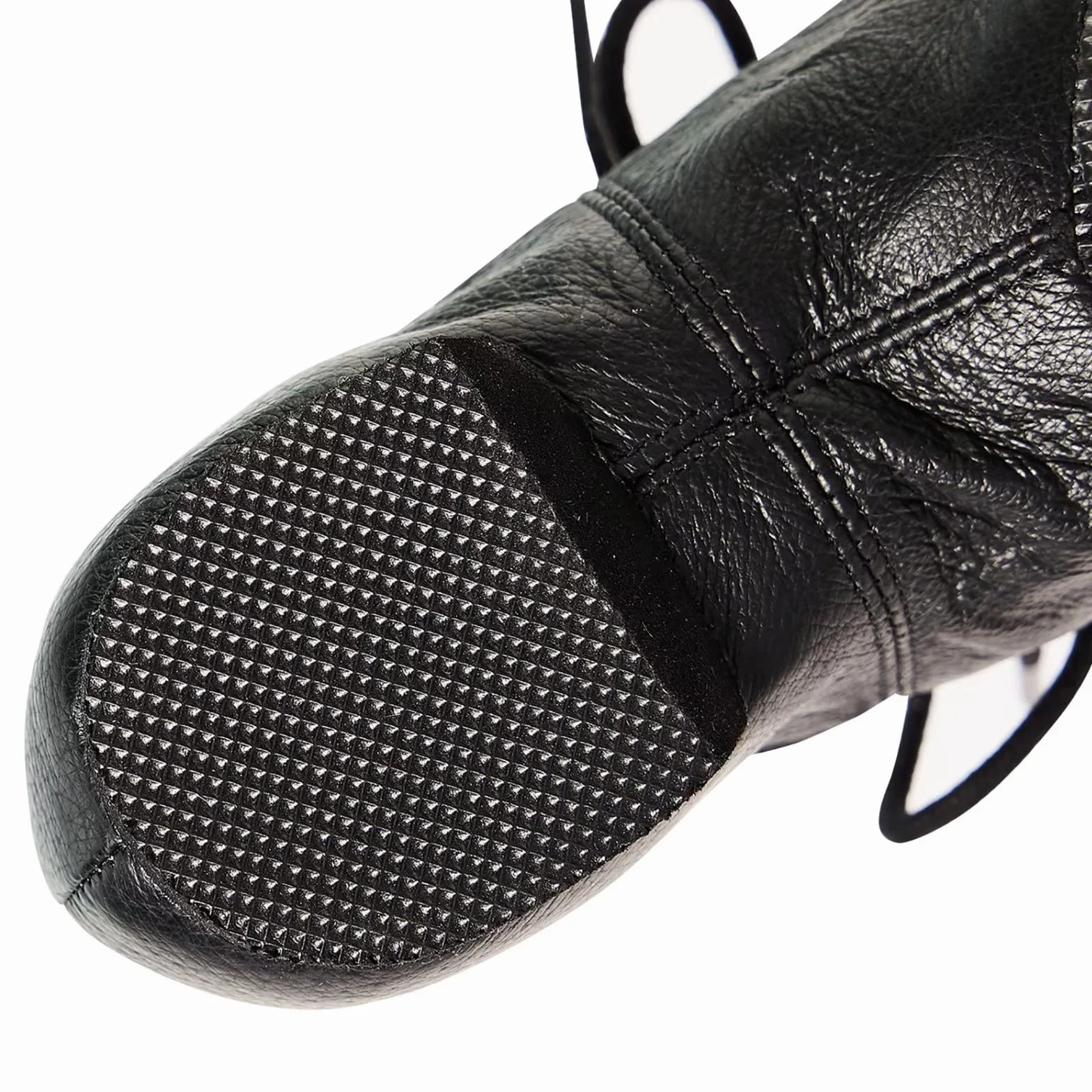 Chaussures de Jazz Cuir Véritable Semelle Fendue Enfiler Lacet
