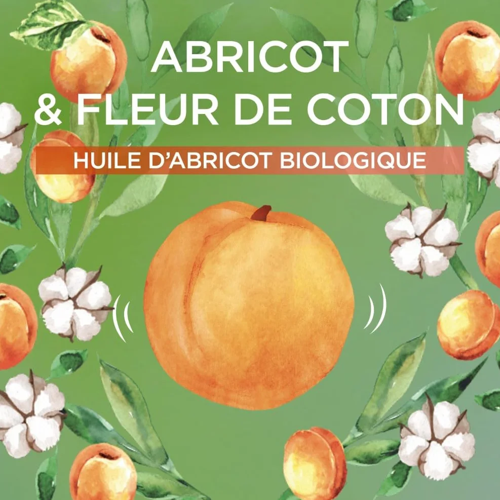 Garnier Ultra Doux Shampooing & Démêlant 2-en-1 Enfants Huile d'Abricot Fleur de Coton Hypoallergénique 400 ml
