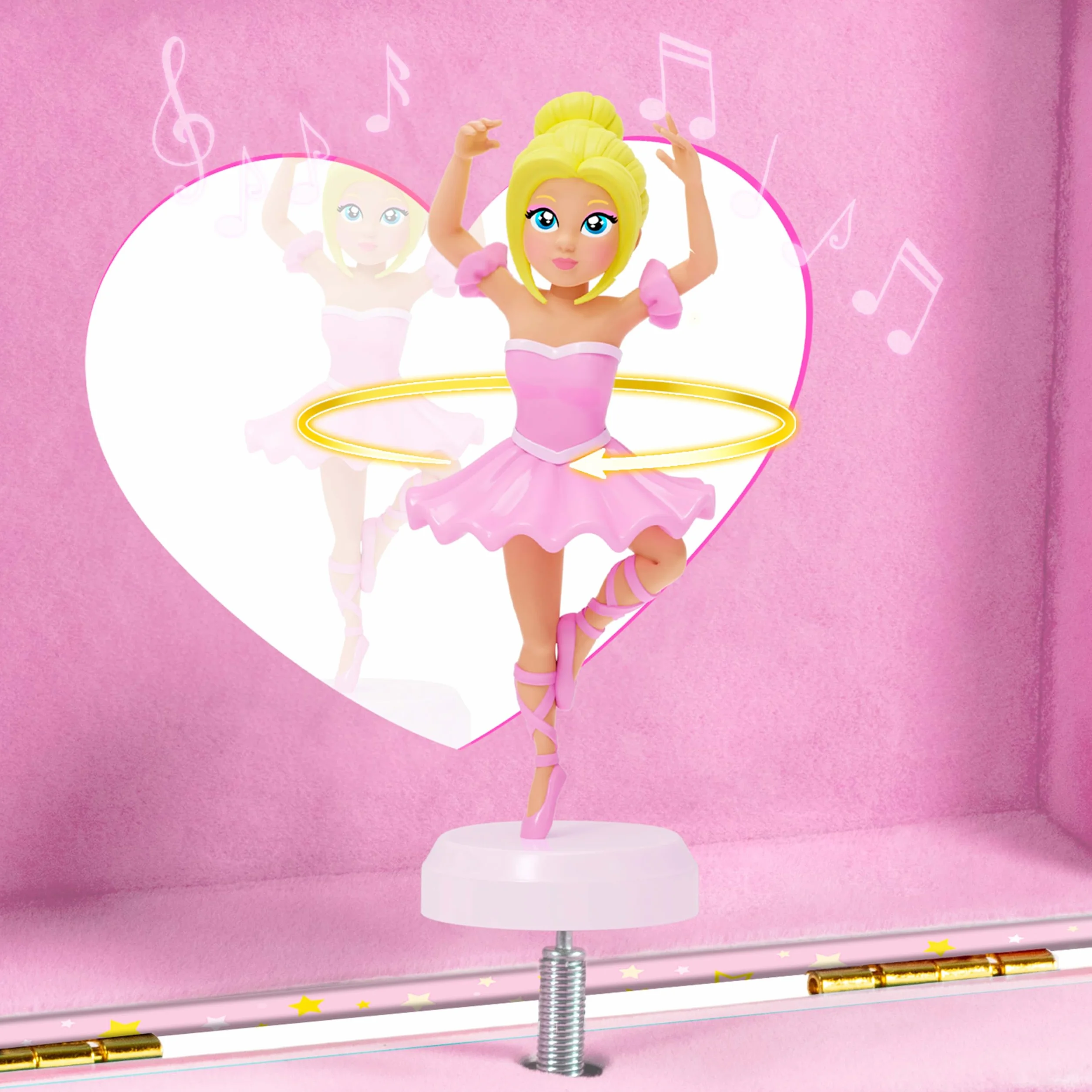 CRAZE Boîte à musique DANSEUSE ETOILE - Boîte à Bijoux musicale Fille avec Figurine Ballerine