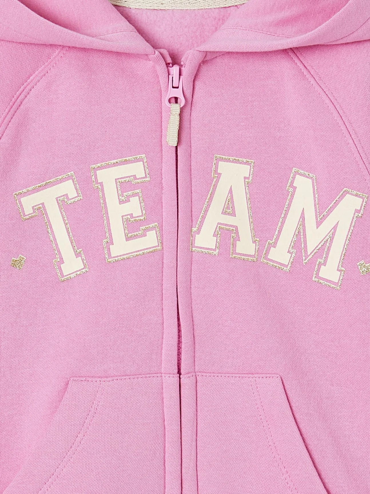 VERTBAUDET Sweat zippé à Capuche Motif Team Sport Fille