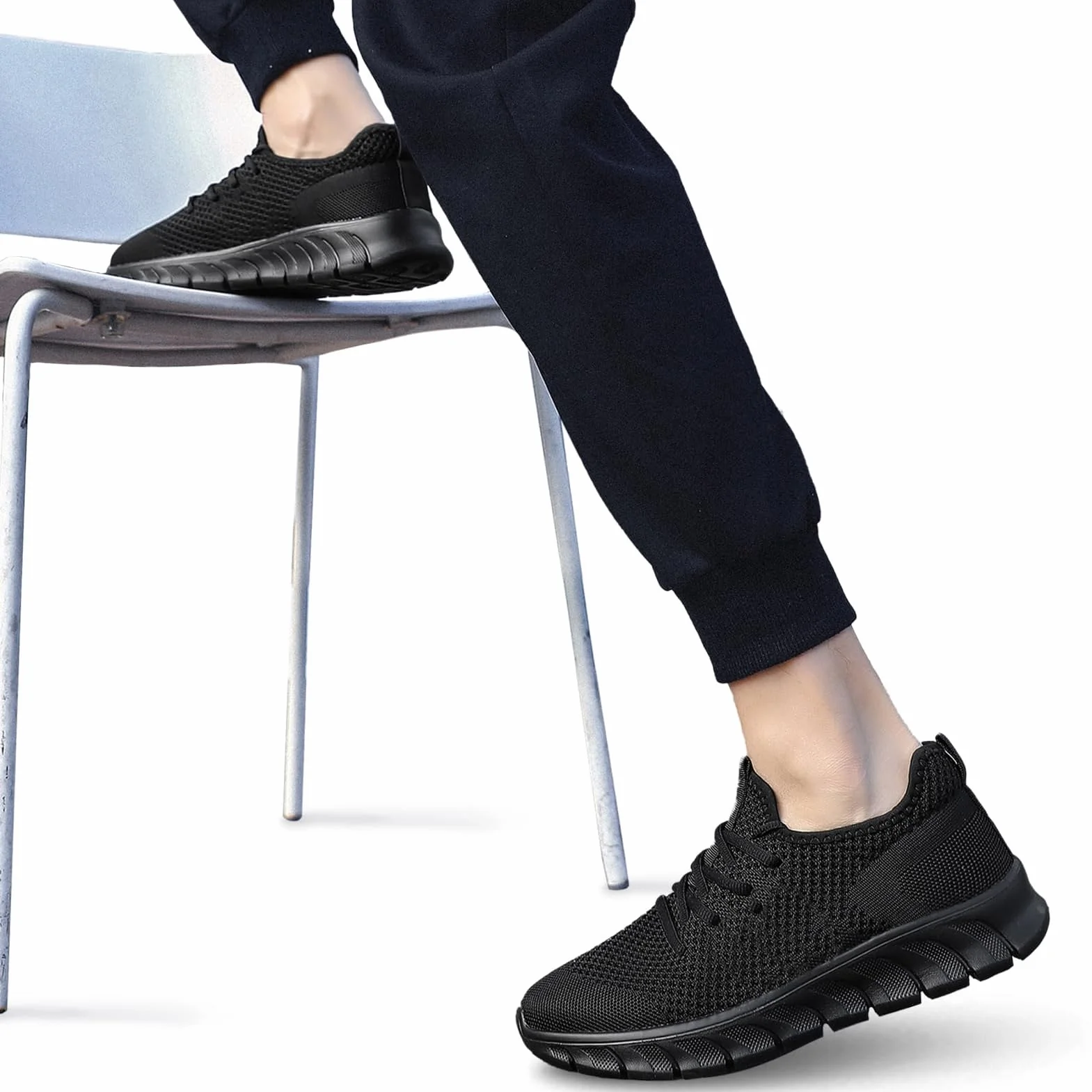 Damyuan Chaussure Running Sport Tennis Sneaker Mesh Fitness Gym