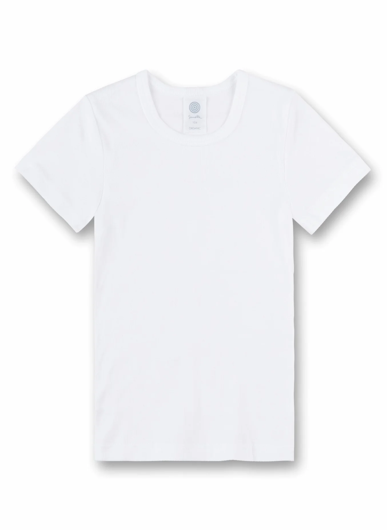 Sanetta T-Shirt Coton Manches Courtes Blanc