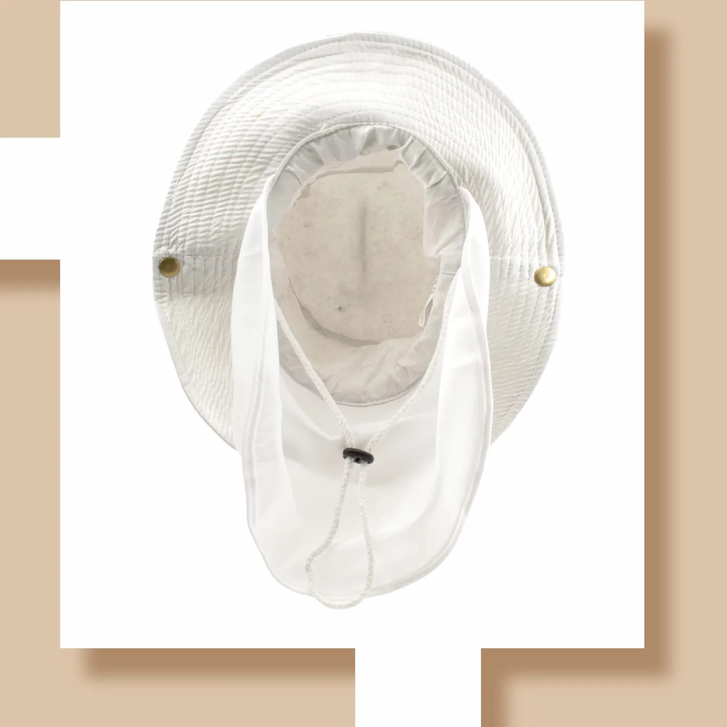 Carnavalife Chapeau de soleil avec protection du cou Casquette de pêcheur respirante Pliable Bonnet avec oreilles Unisexe