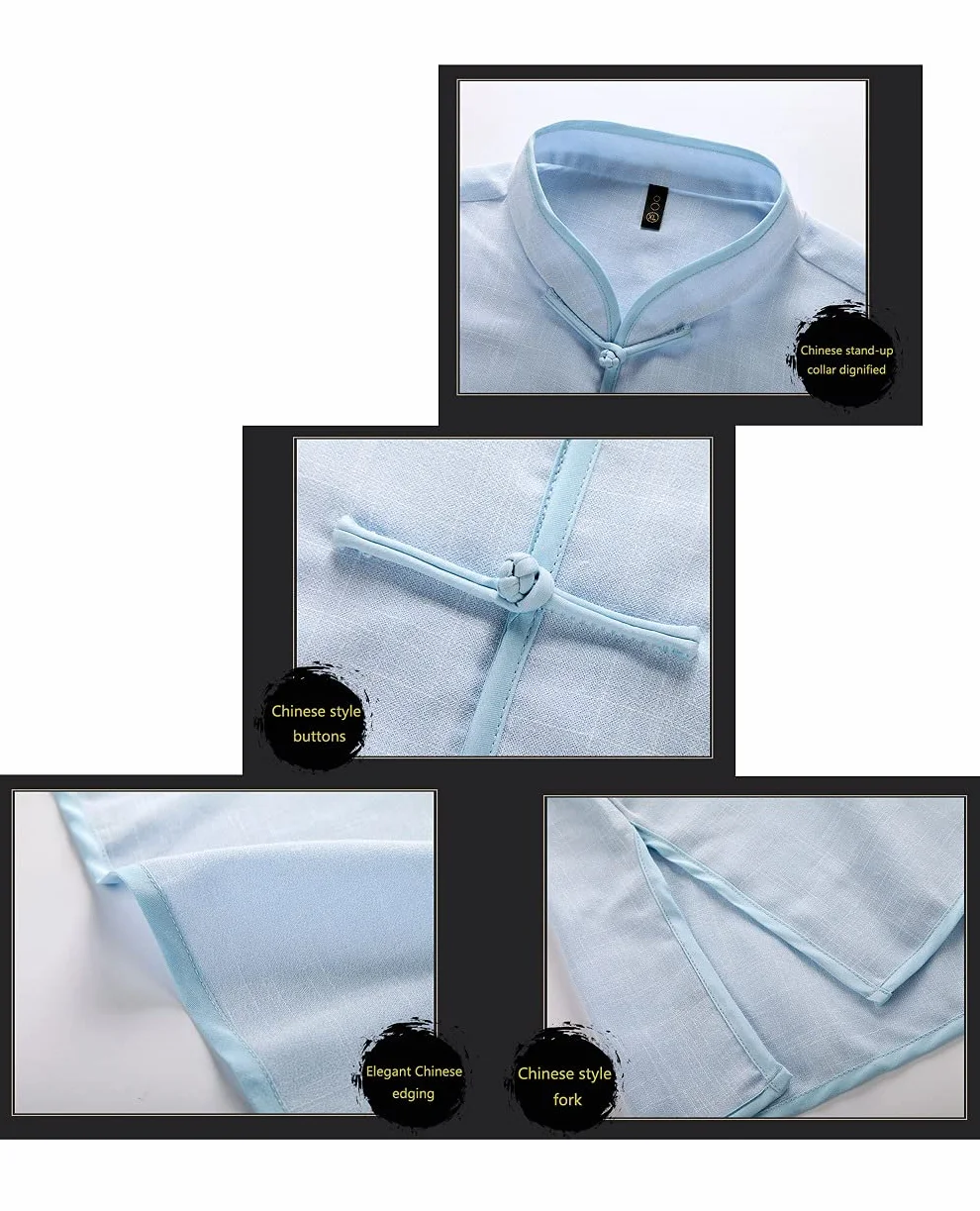 Coton et Lin Tai Chi Vêtements Uniforme Kung Fu pour Arts Martiaux