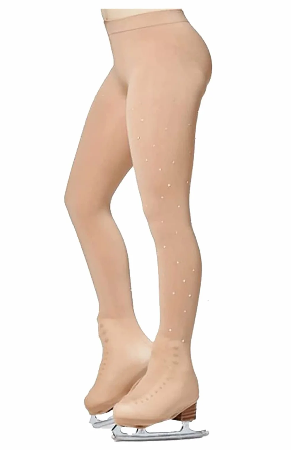 PARADICE WORLD Collant Couvre-Patin Patinage Artistique Strass AAA+ Small Stars