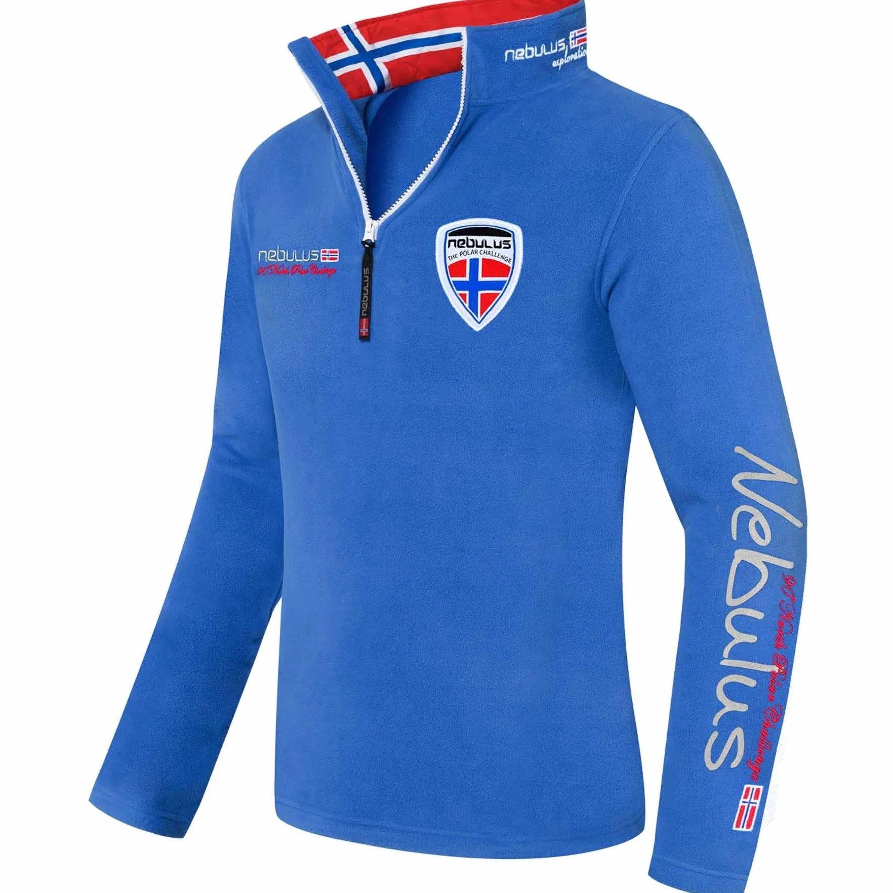 Nebulus SKANDINAVIA Pull polaire chaud homme fermeture éclair intégrale
