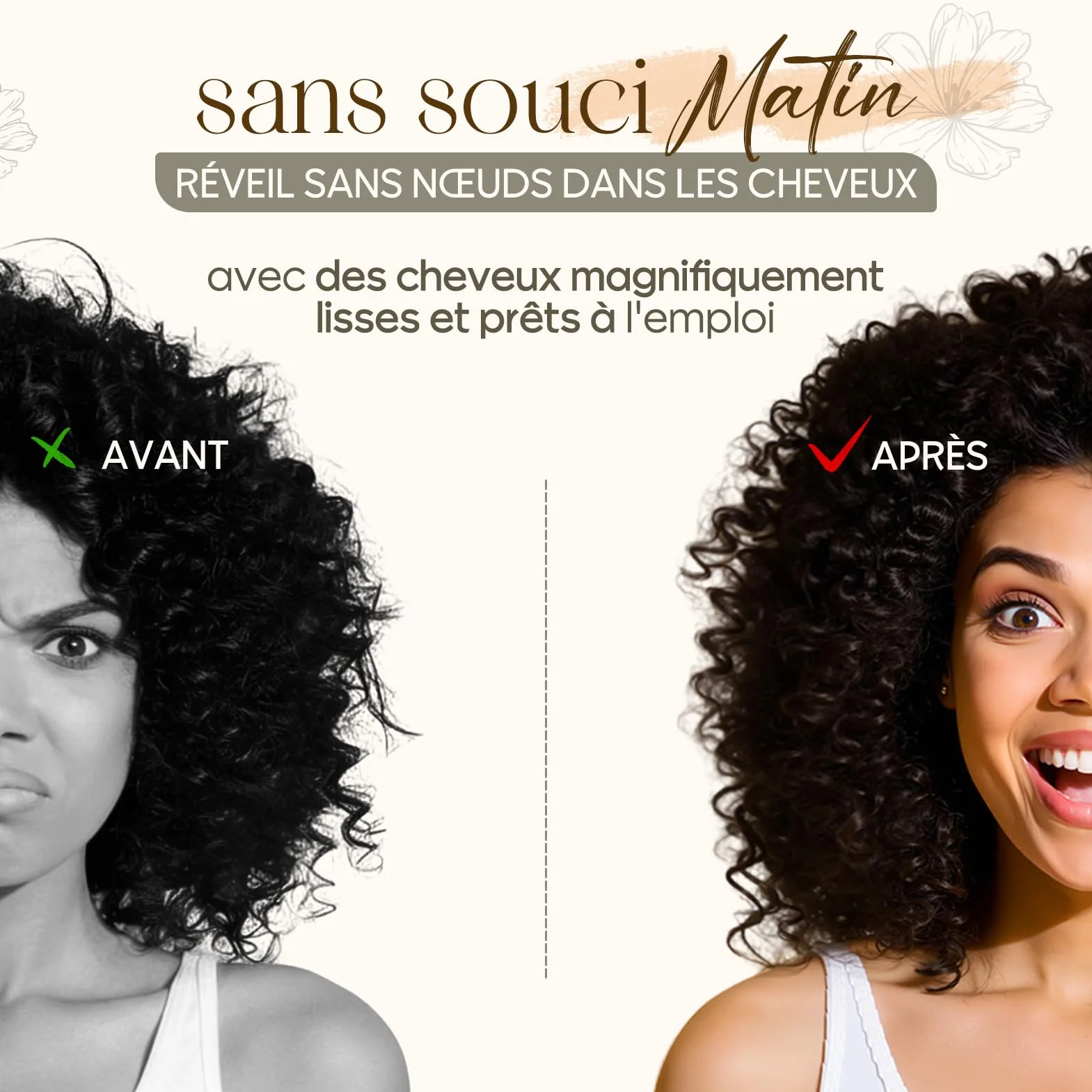 Bonnet Satin Cheveux Nuit Bambou Unisexe Ajustable Doublure Satin Chapeau Sommeil Chimio Soie Femme Homme