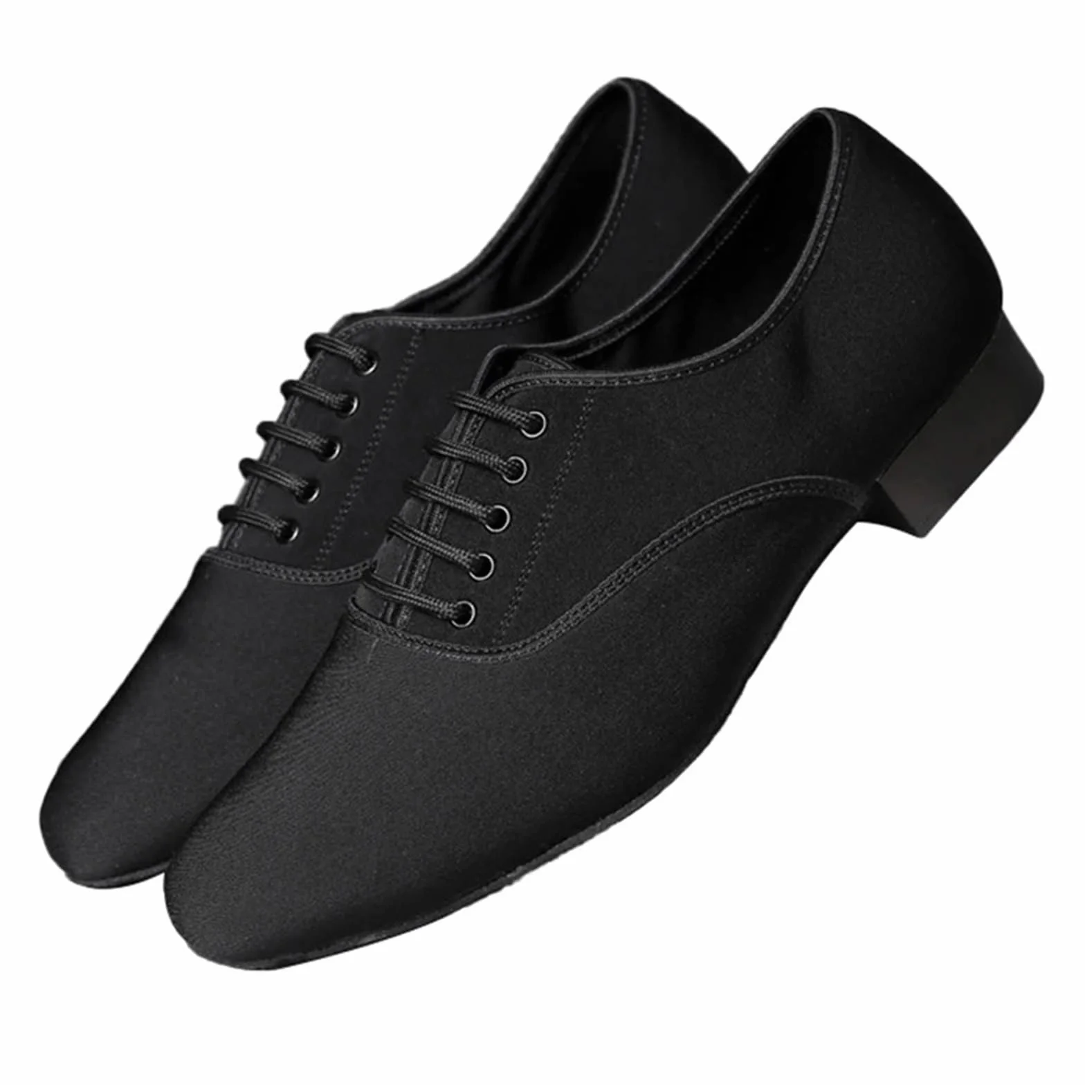Chaussures de Danse Latine pour Hommes, Baskets Jazz à Talons Bas, Tissu Oxford, Semelle PU Ultra Légère, 44