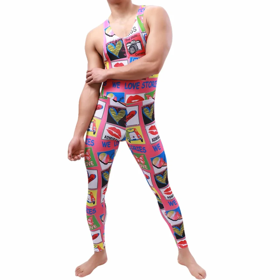 Hommes Lutte Singlet Débardeur Vêtements de Sport sous-vêtements