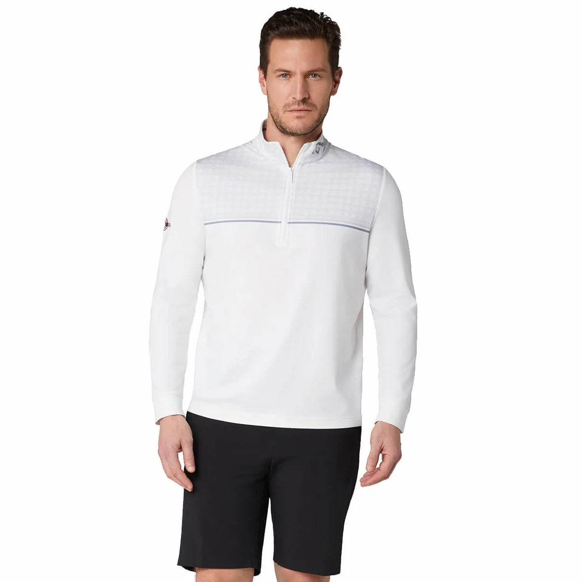 Callaway Pull de golf extensible avec fermeture éclair 1/4 pour homme