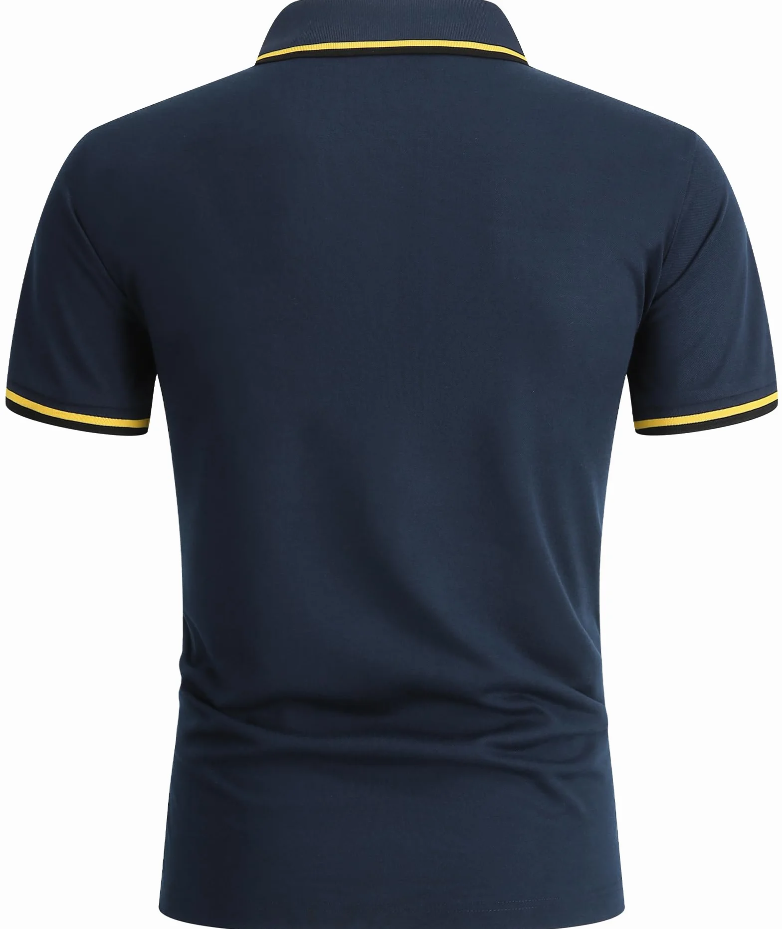 Polo Manches Courtes pour Homme Léger Golf Été Tennis Respirant