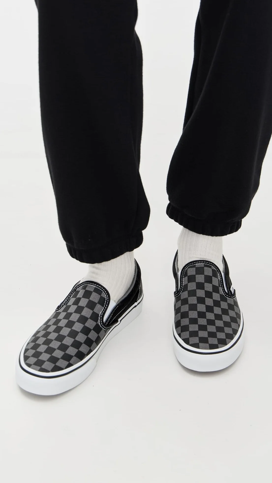 Vans Classic Slip-on Chaussure Checkerboard Noir/étain