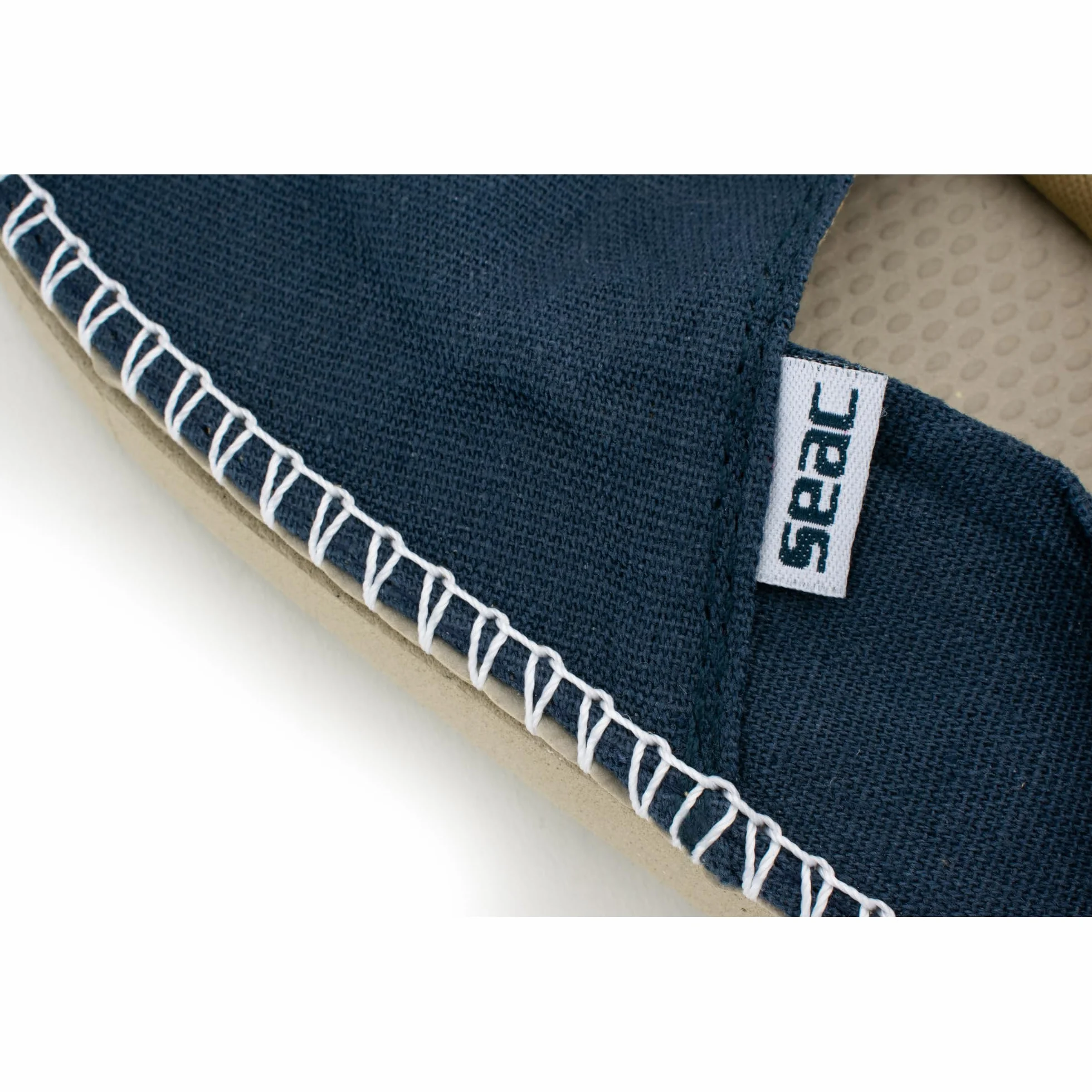 SEAC Malaga Espadrilles décontractées en Toile Coutures Apparentes Semelle antidérapante