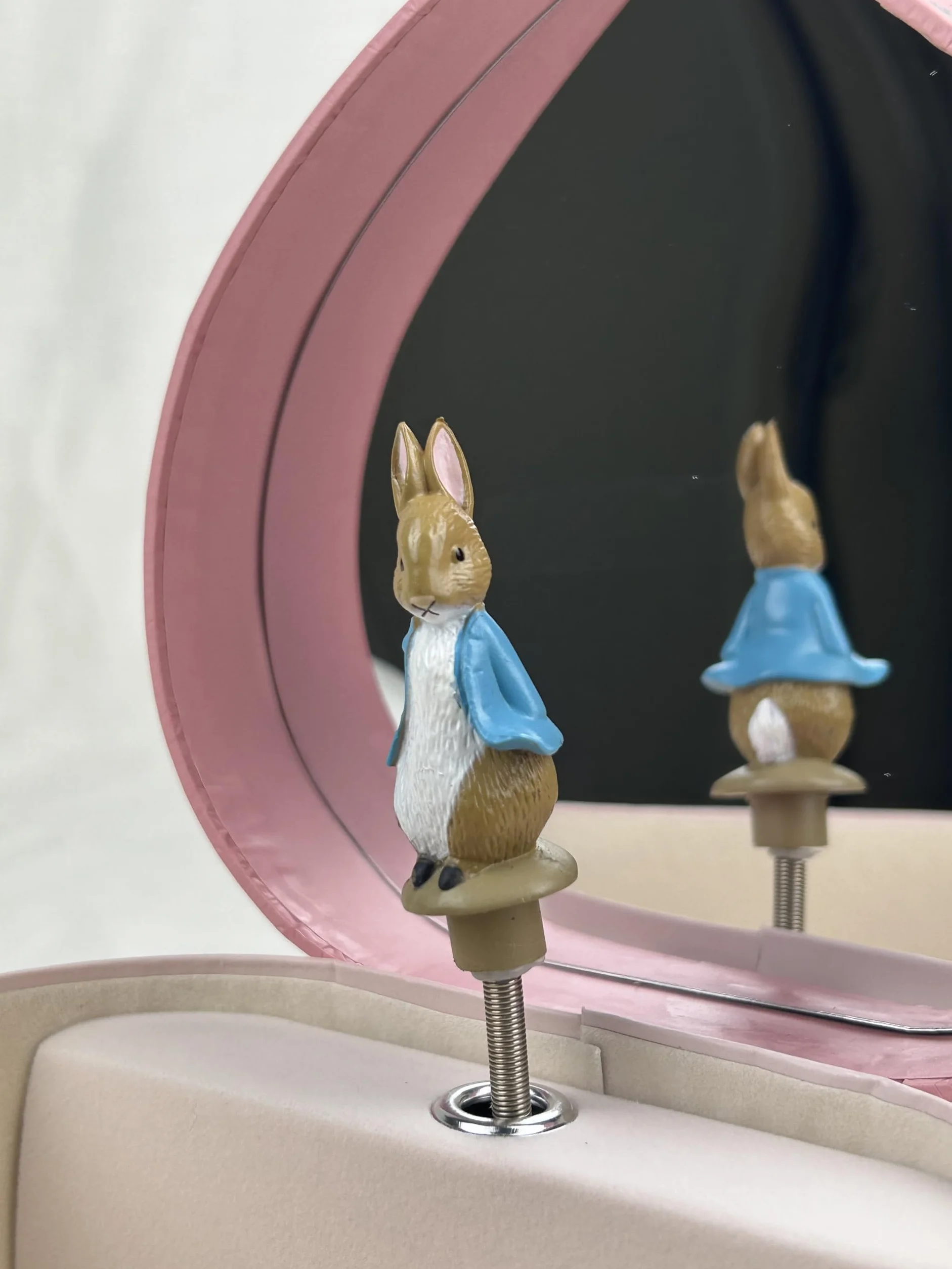 TROUSSELIER Pierre Lapin Peter Rabbit Boîte à Bijoux Musicale Rose Roméo & Juliette