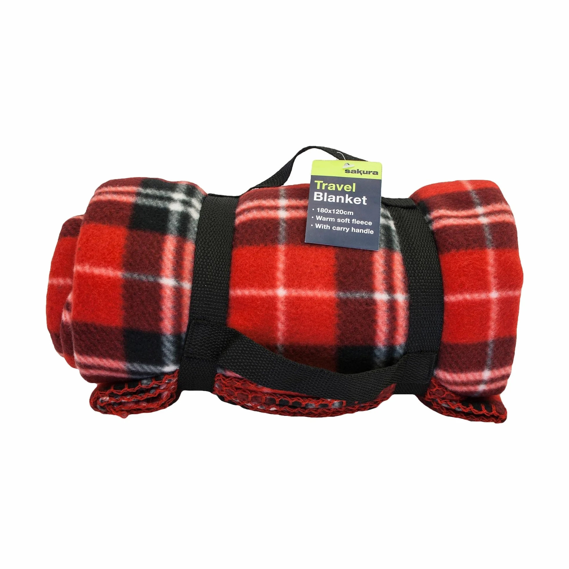 Sakura SS5303 Couverture de Voyage Motif Tartan 180 x 120 cm