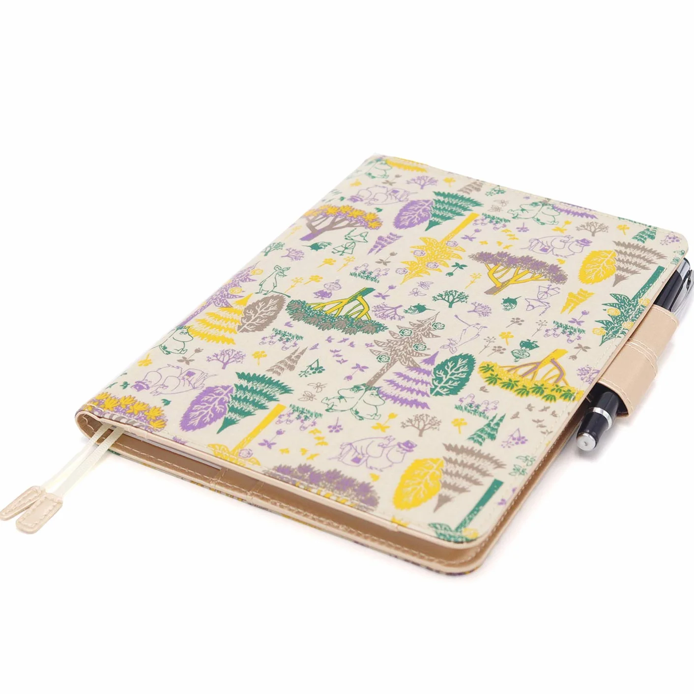 Protège Carnet De Santé Pour Bébé Motif Foret Format A5 15x21 cm Rabats