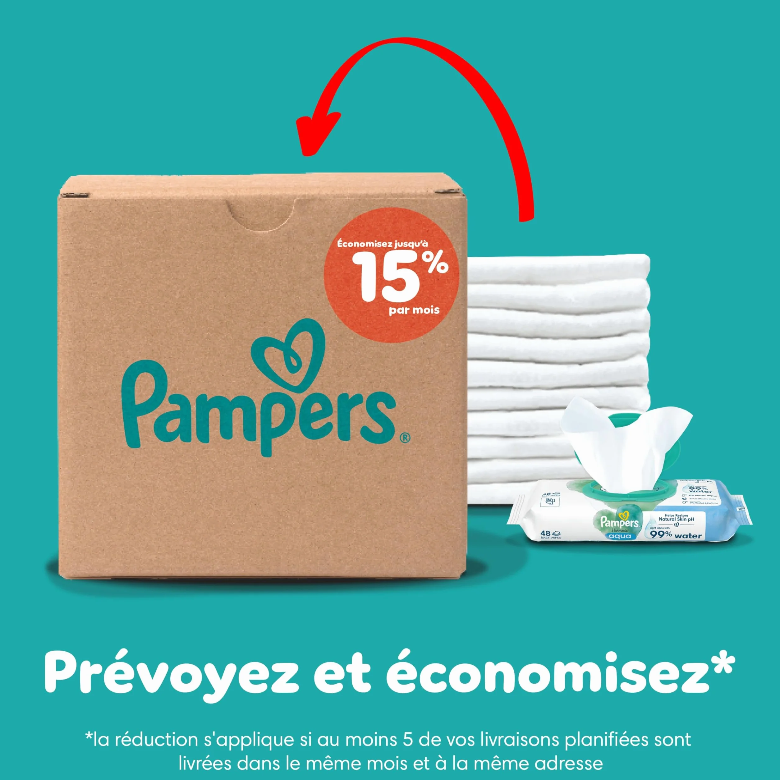 Pampers Baby Dry Pants Taille 8, 58 Couches-Culottes, 17kg+, Maintien 360°
