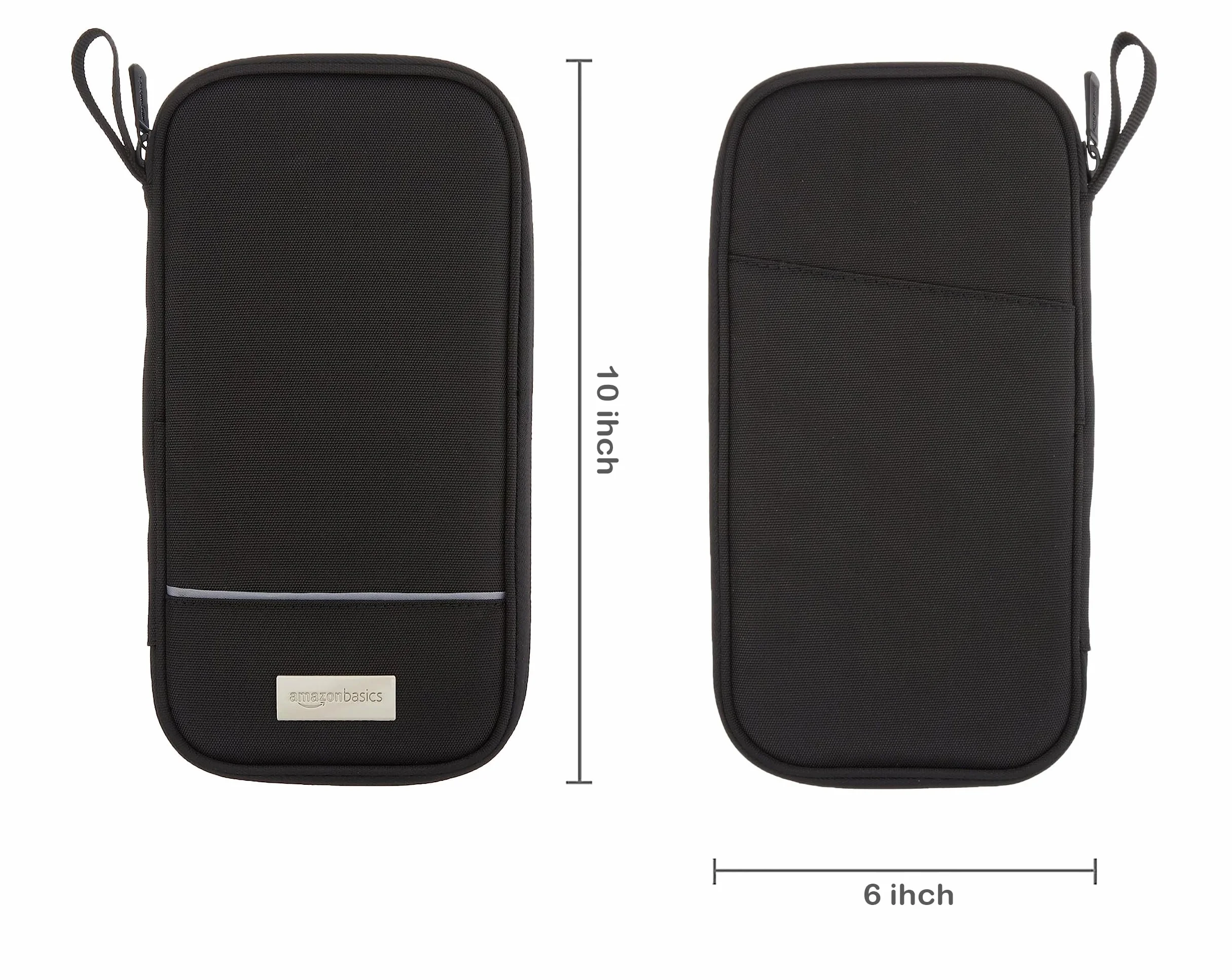 Amazon Basics Nylon Organisateur de Voyage RFID Noir