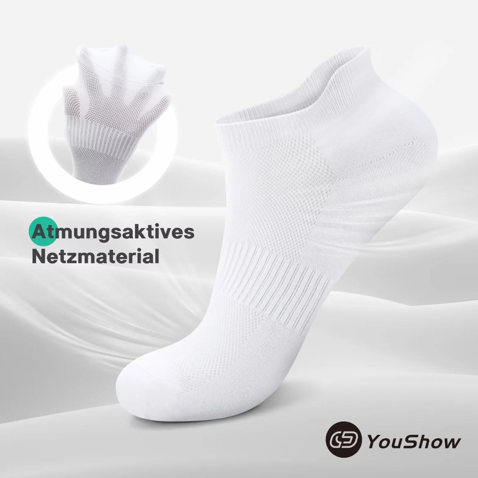 Chaussettes Basses Homme Femme Coton Courtes Sport Respirant Antiderapante Socquettes 10 Paires