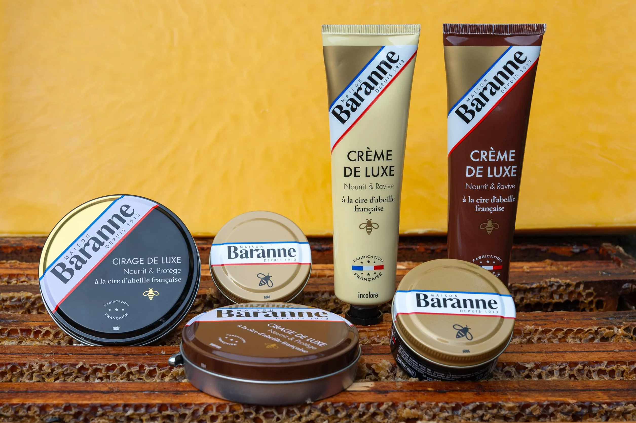 Crème de Luxe Incolore Cire d'Abeille Française 100ml Entretien Cuir