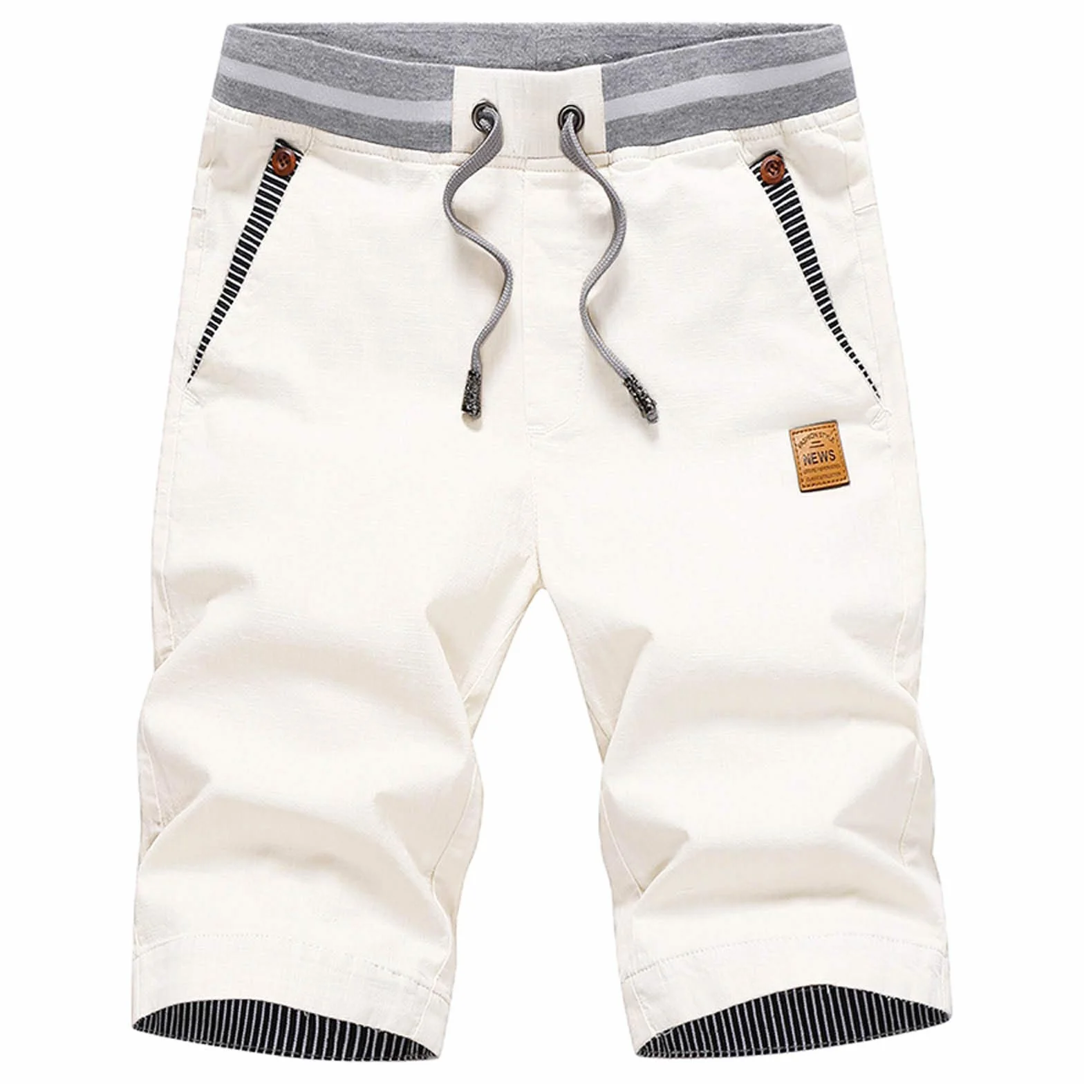 JustSun Short Homme Coton Chino Respirant