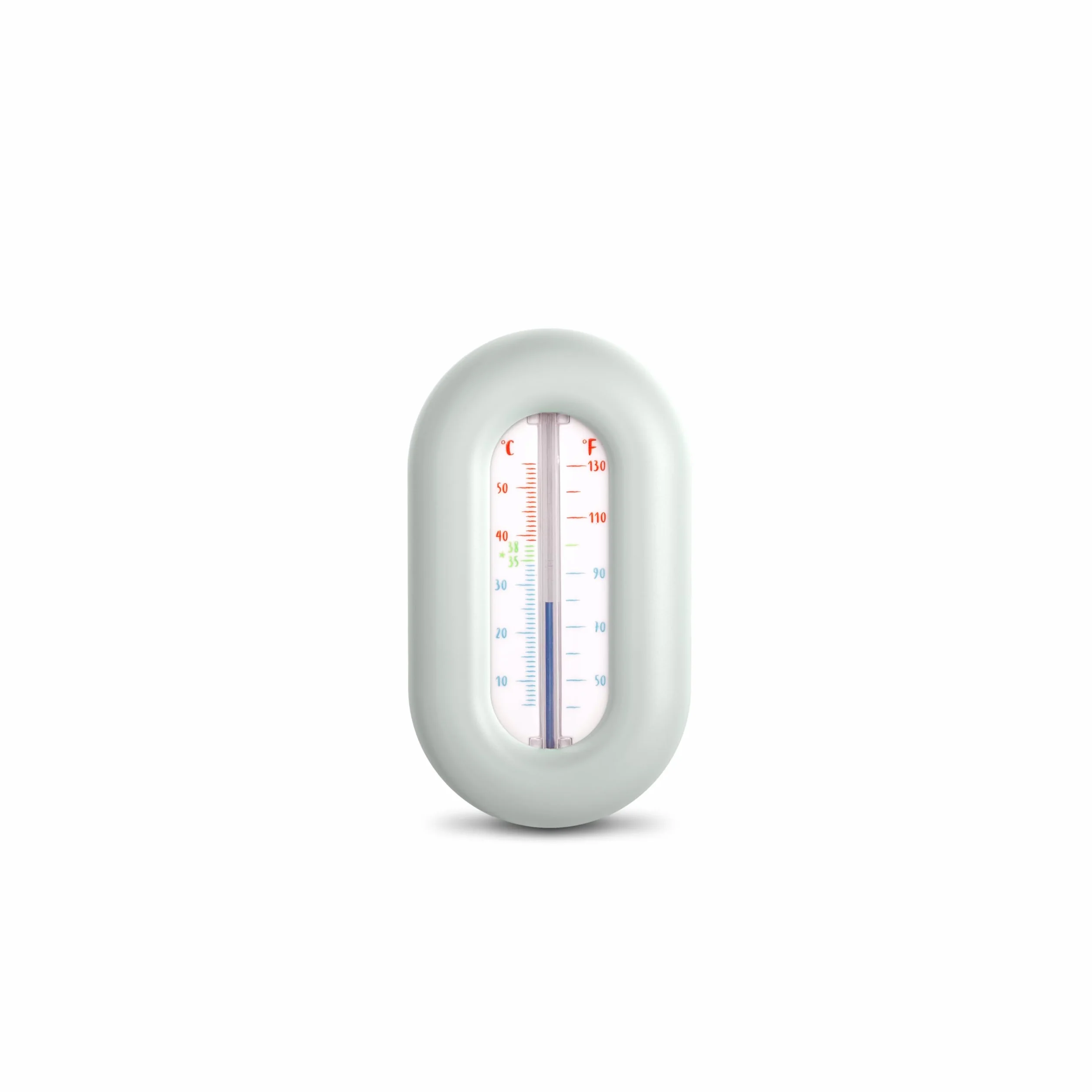 Suavinex Thermomètre de Bain pour Bébé, Sans Mercure, Sans Piles, Précis, Flotte, Échelle de Couleur, ºC/ºF, Vert