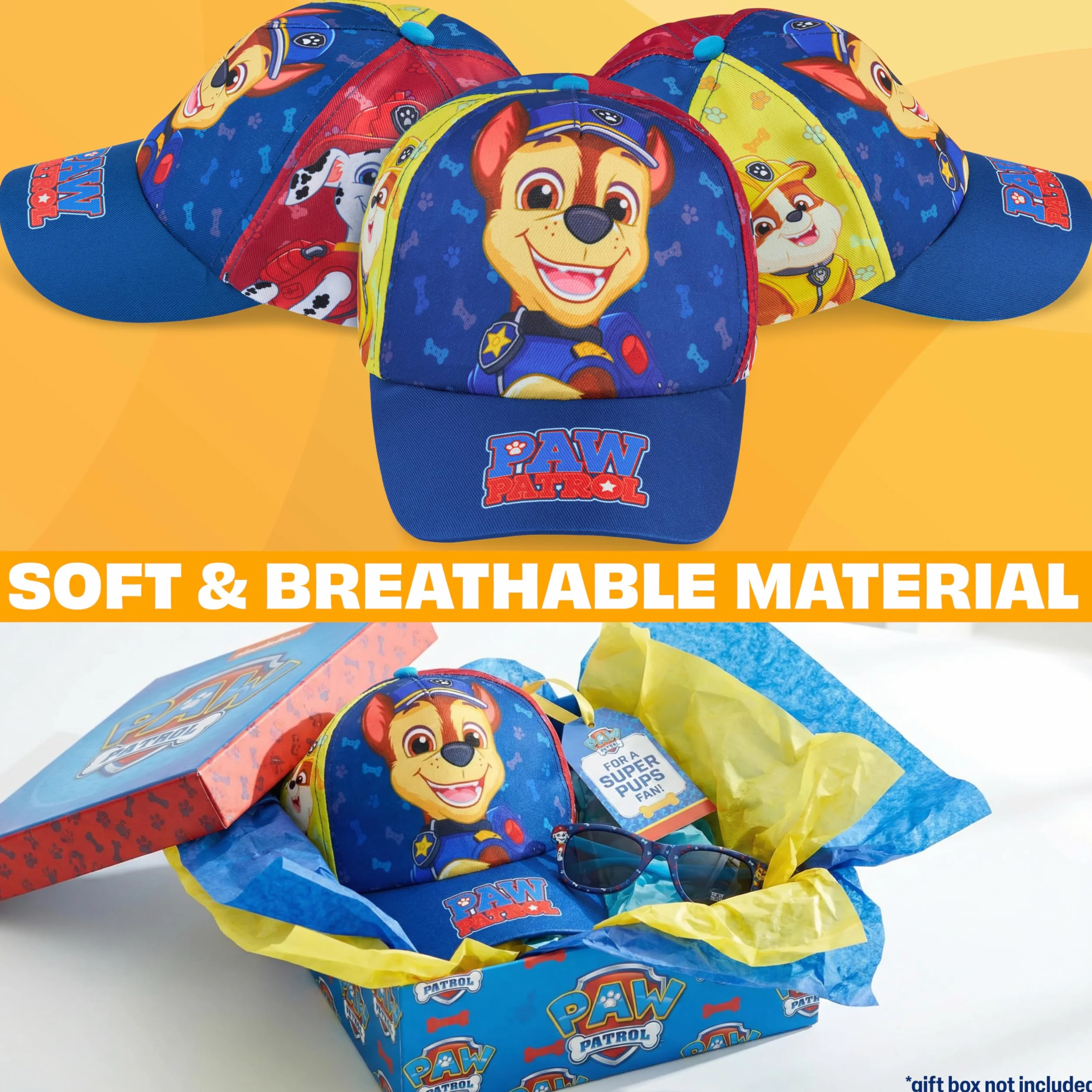 Pat Patrouille Minion Casquette Baseball Lunette Soleil Enfant Garcon Protection UV Sports Voyage Accessoires Ete Cadeau