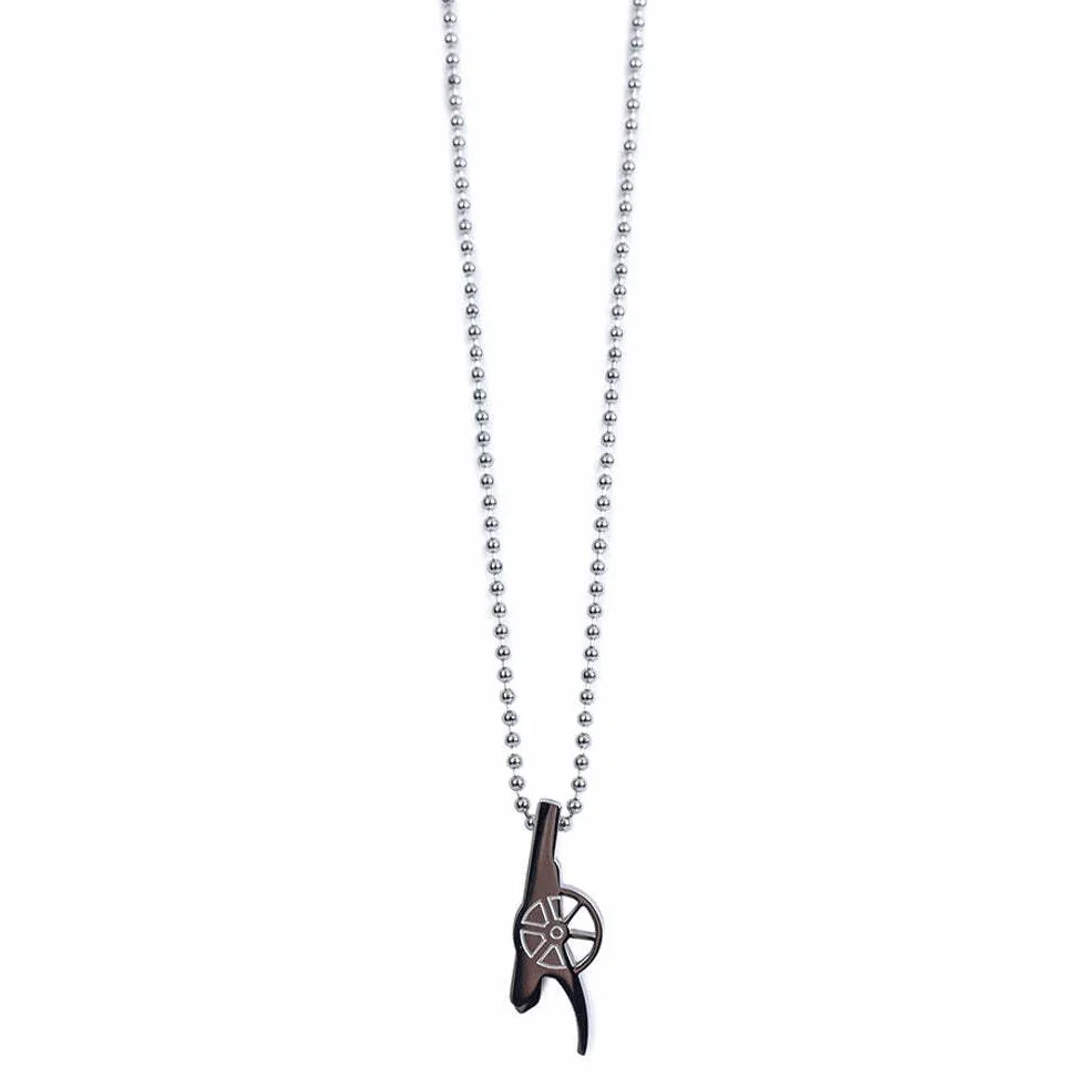 Arsenal FC Pendentif Chaîne Acier inoxydable Gunners