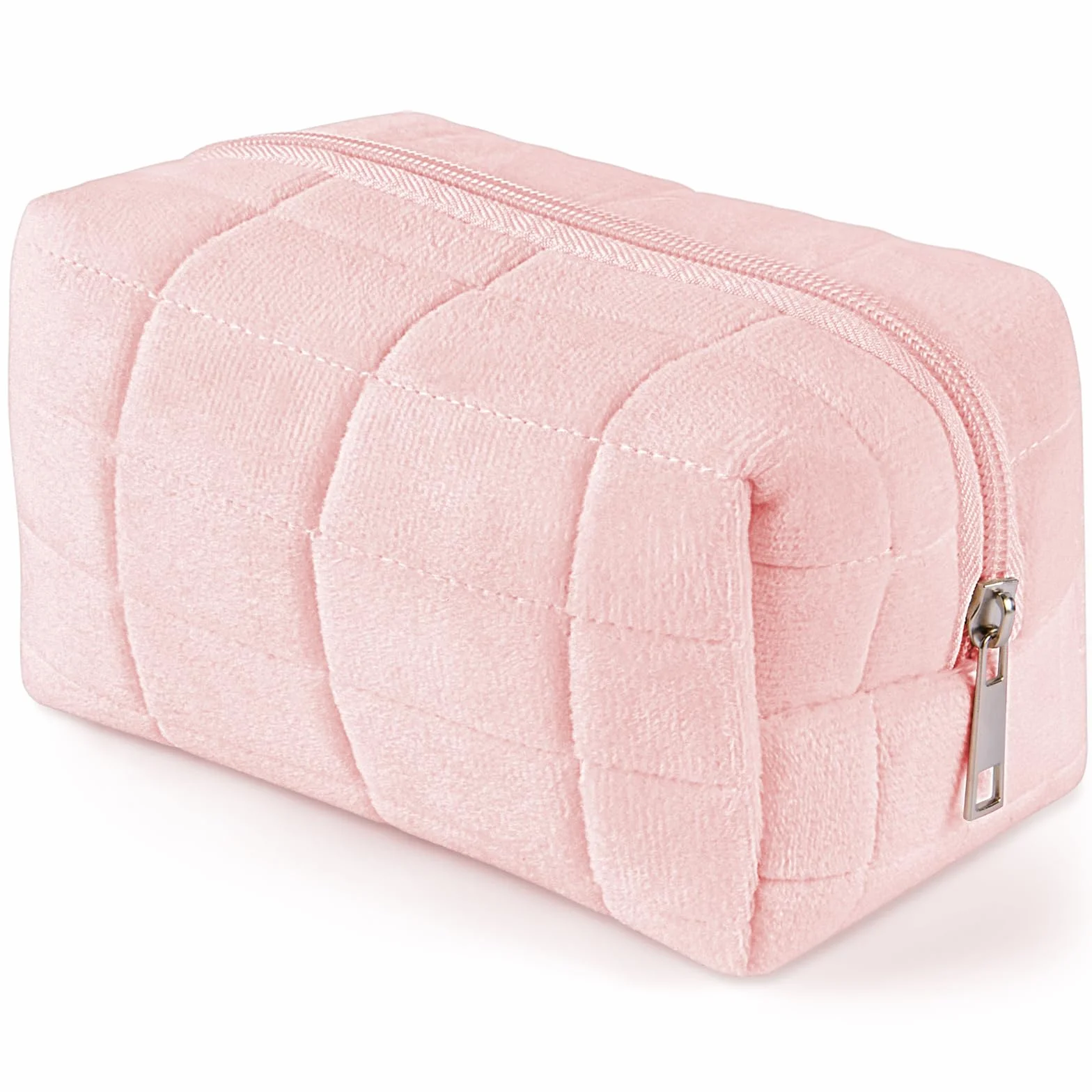 Grande Trousse de Maquillage Aucuu, Sac Cosmétique de Voyage avec Fermeture éclair Motif Floral